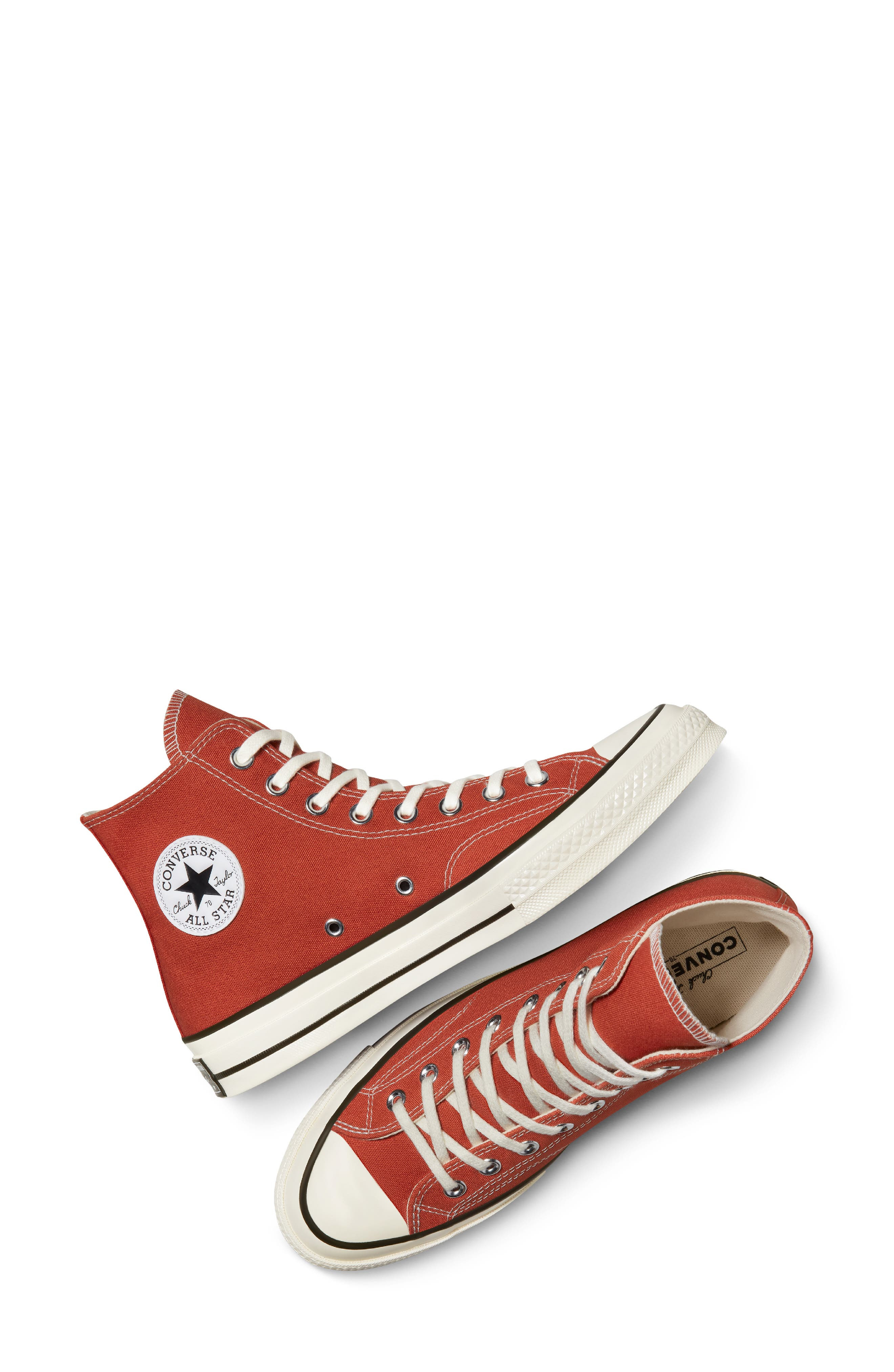Converse Gender Inclusive Chuck 70 Canvas Sneaker in By The Campfire/Egret/Black at Nordstrom - 8