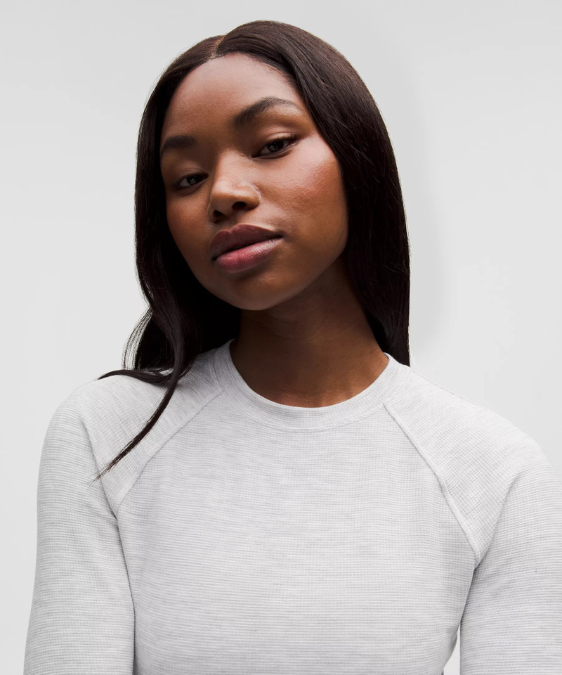 Waffle-Knit Crewneck Base Layer 4