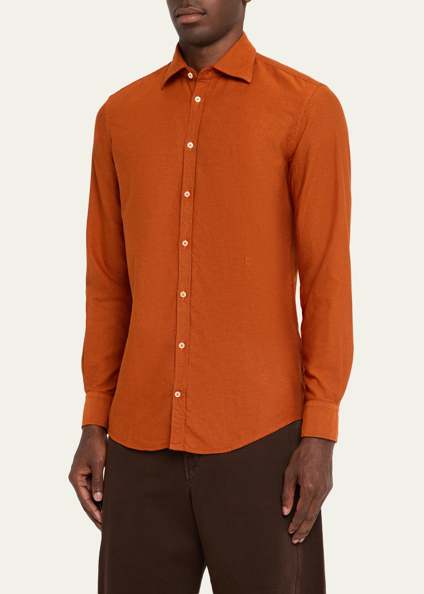 Men's Genova Cotton Oxford Button-Down Shirt - 4