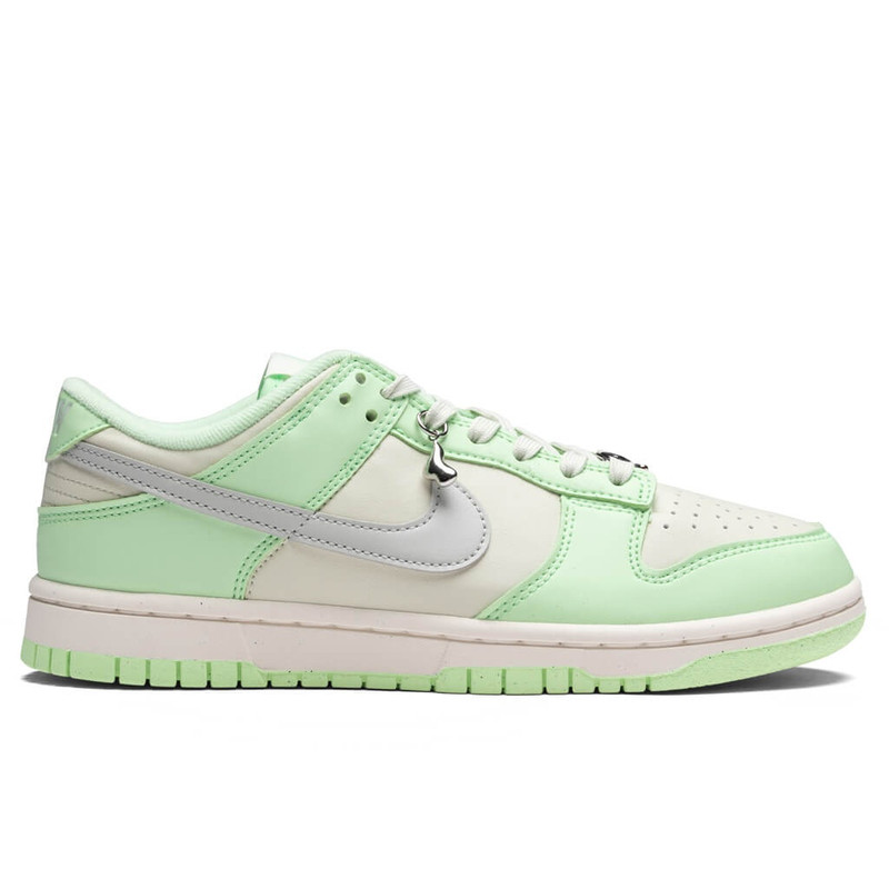 WOMEN'S DUNK LOW NEXT NATURE - SEA GLASS/LIGHT SILVER/VAPOR GREEN/SAIL - 1