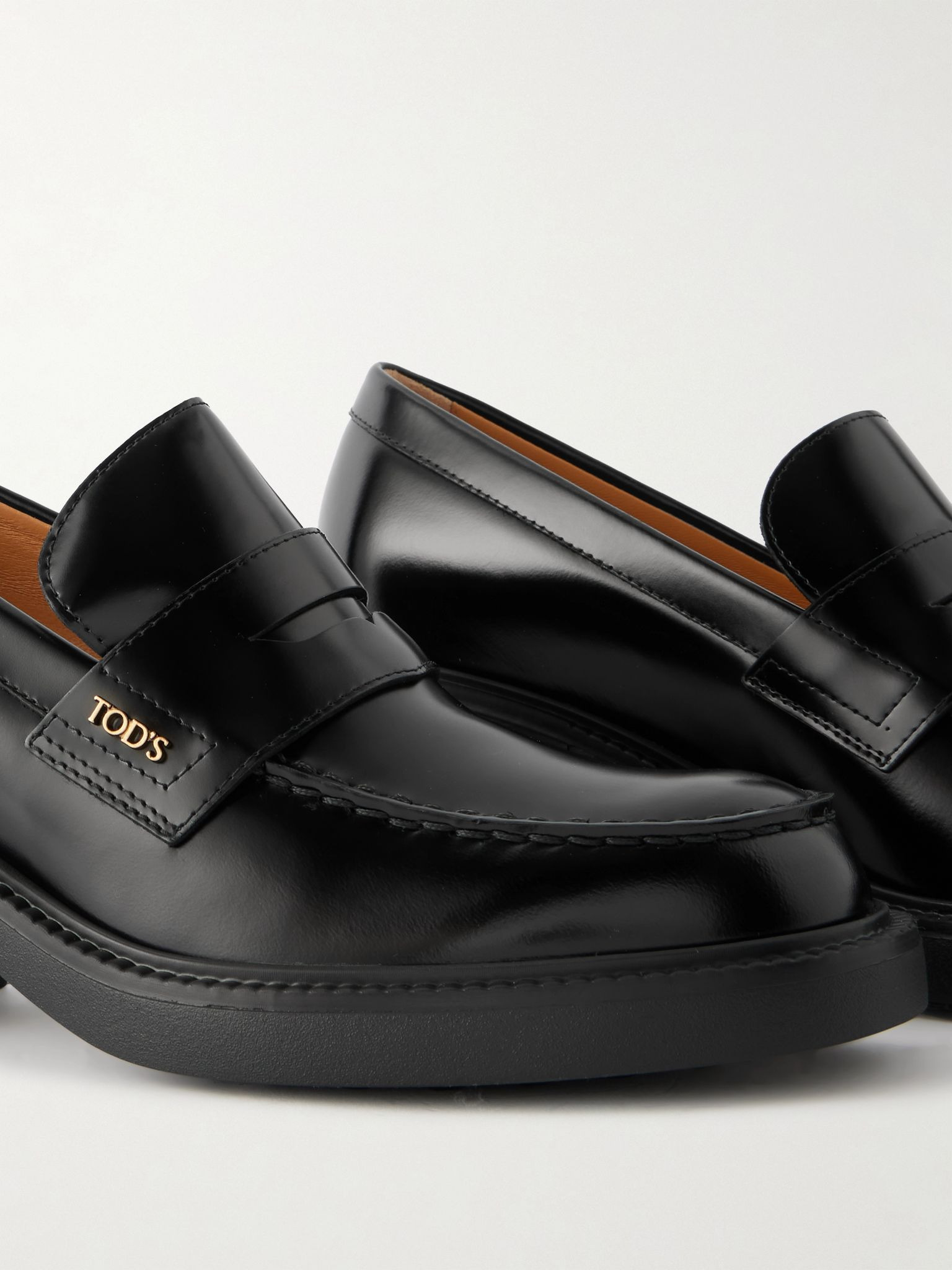 Gomma leather loafers Black - 4