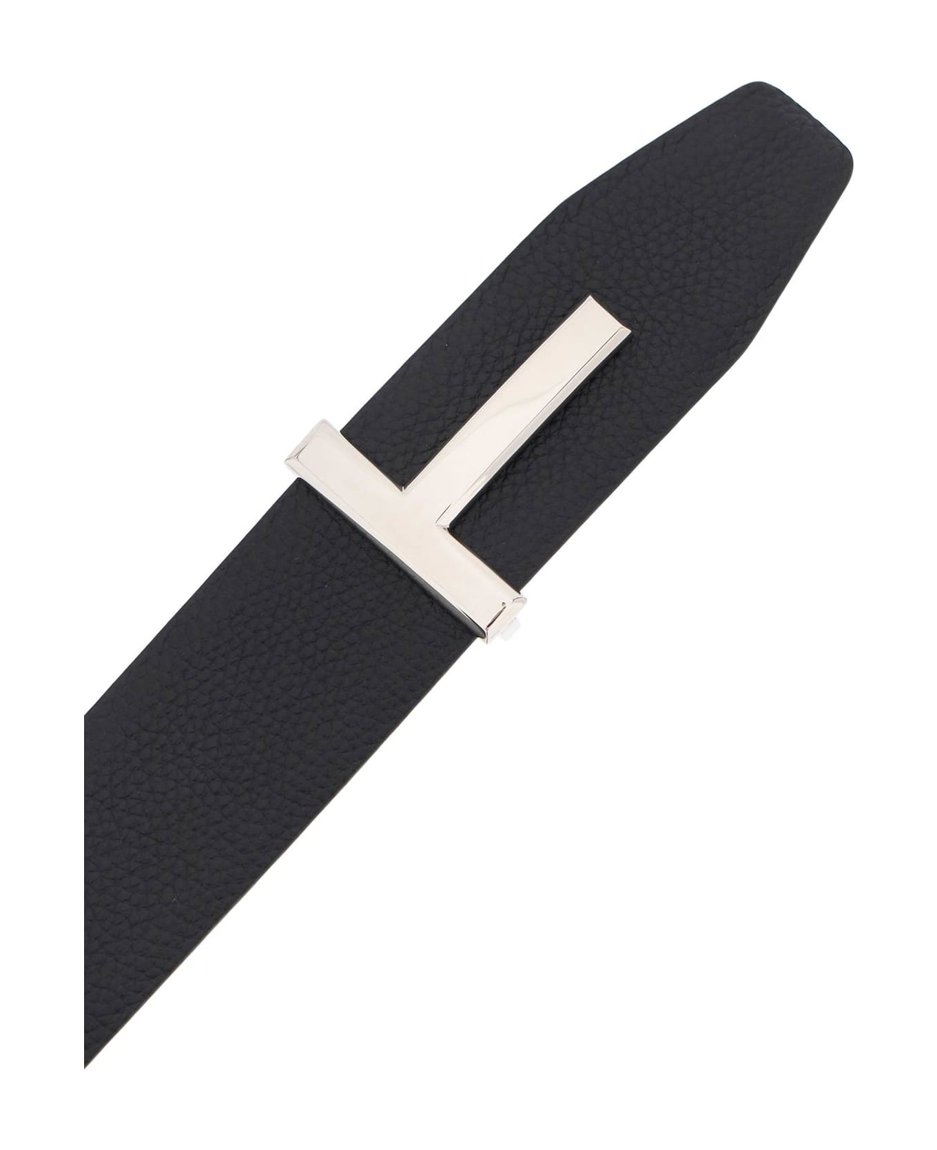 Grainy Leather Belt - 3