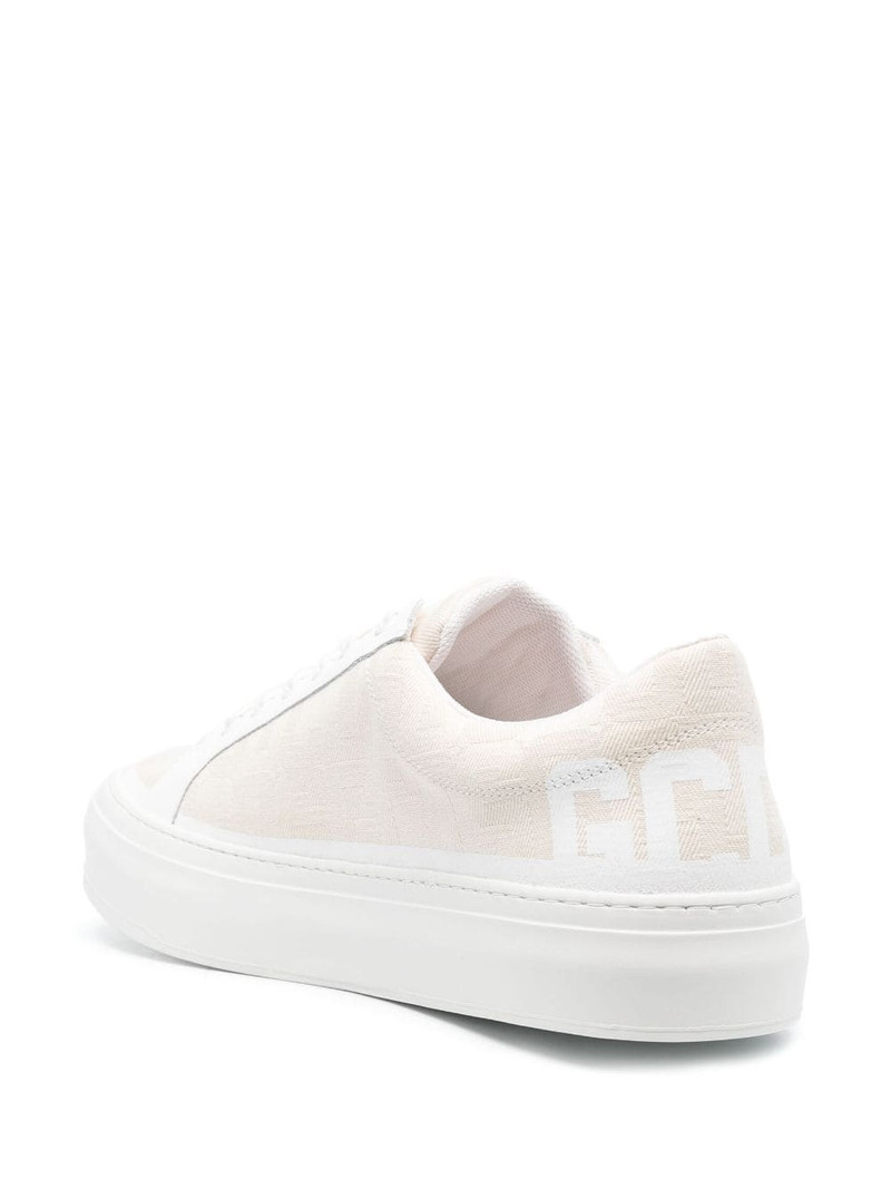 monogram-jacquard low-top sneakers 3