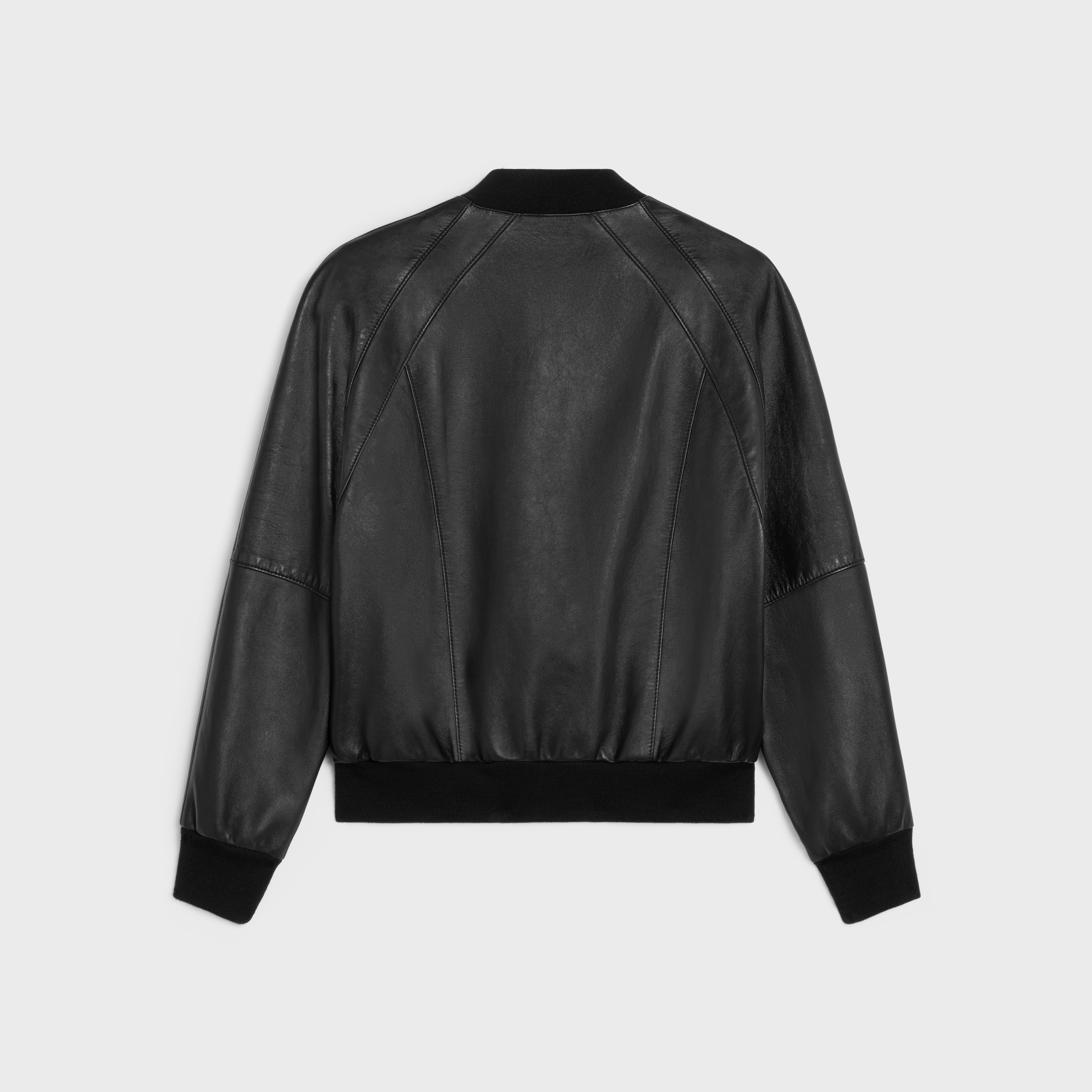 teddy jacket in soft lambskin - 2