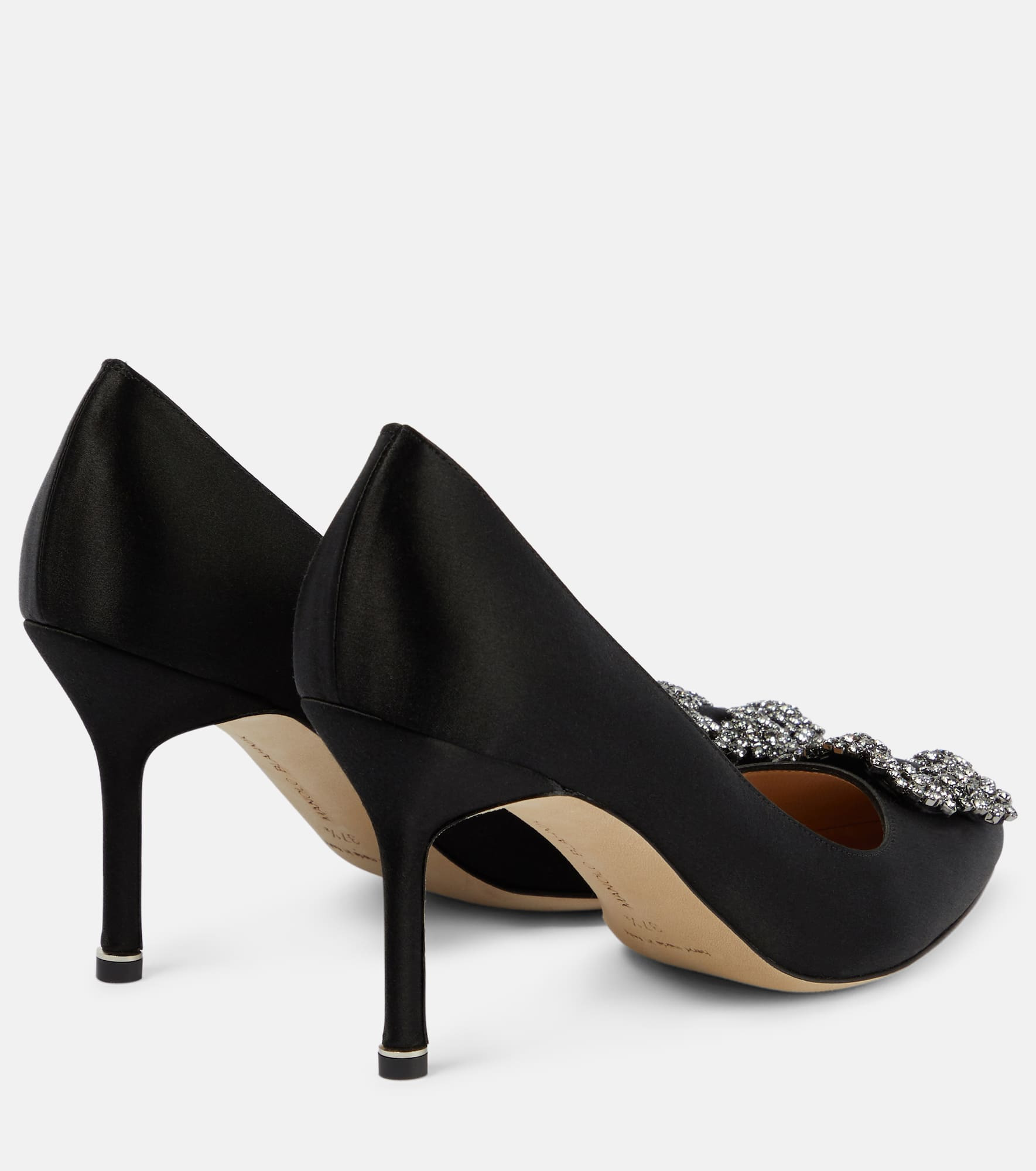 Hangisi 90 embellished satin pumps - 3