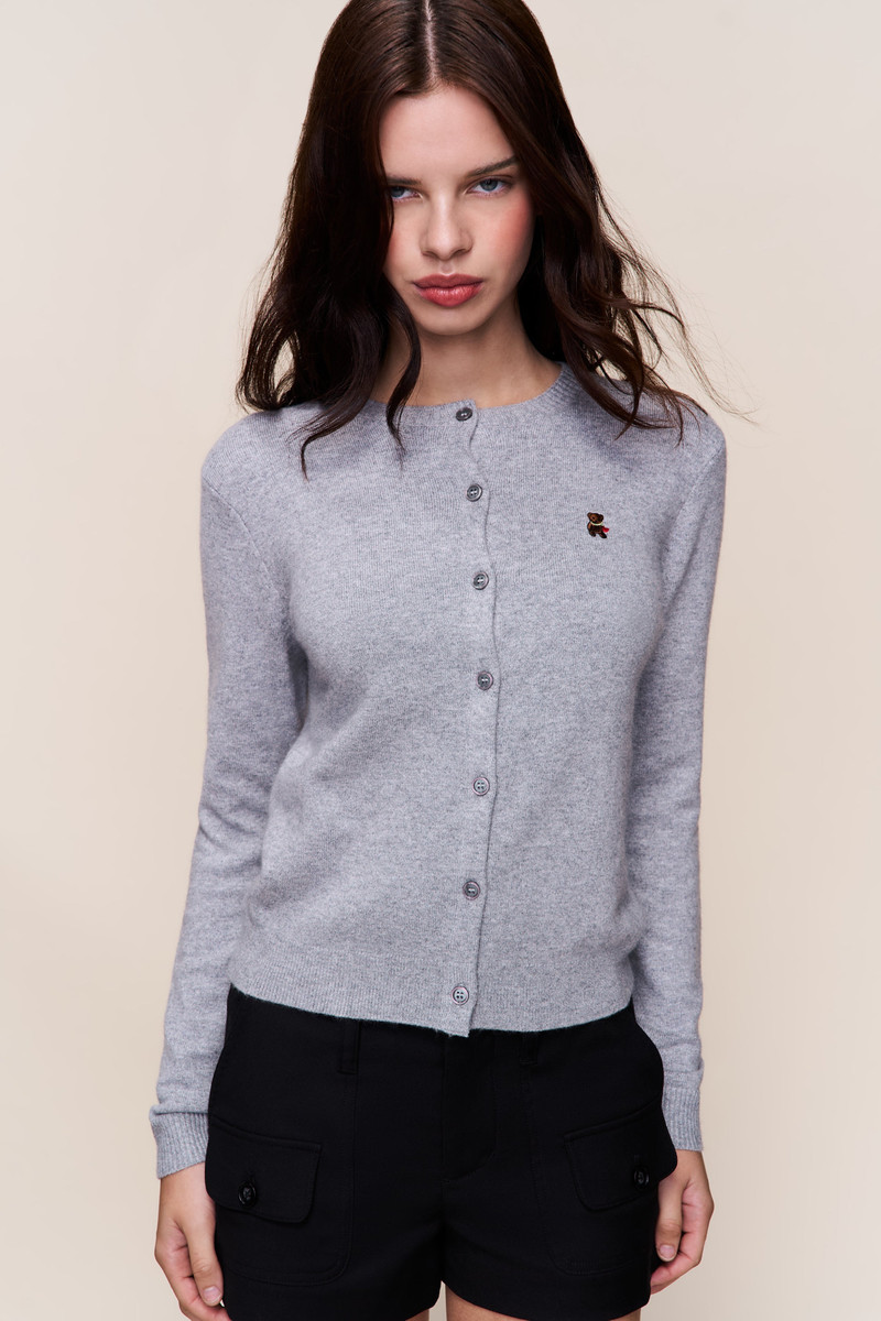 GUIZIO JUNE RELAXED WOOL CARDIGAN outlook