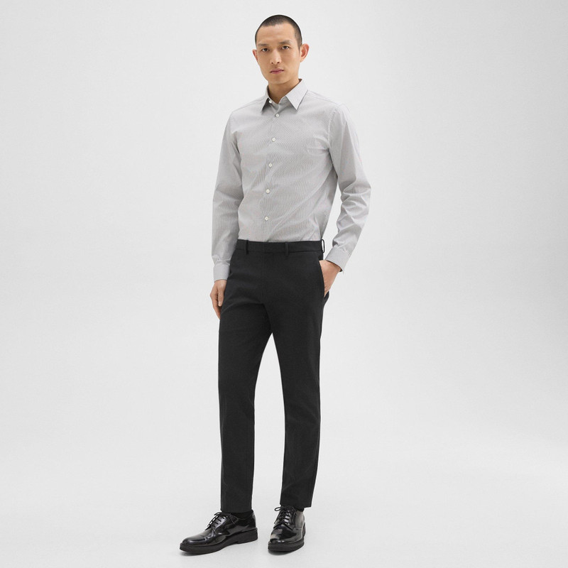 Theory Sylvain Shirt in Checked Poplin outlook