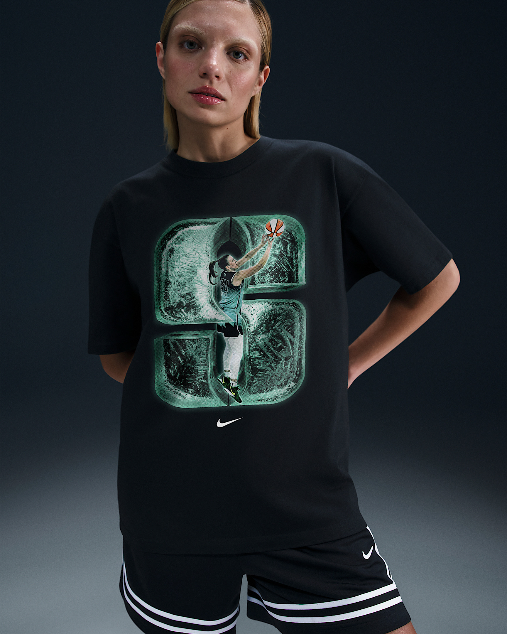 Sabrina Ionescu "So Win" Adult Nike Basketball T-Shirt - 4