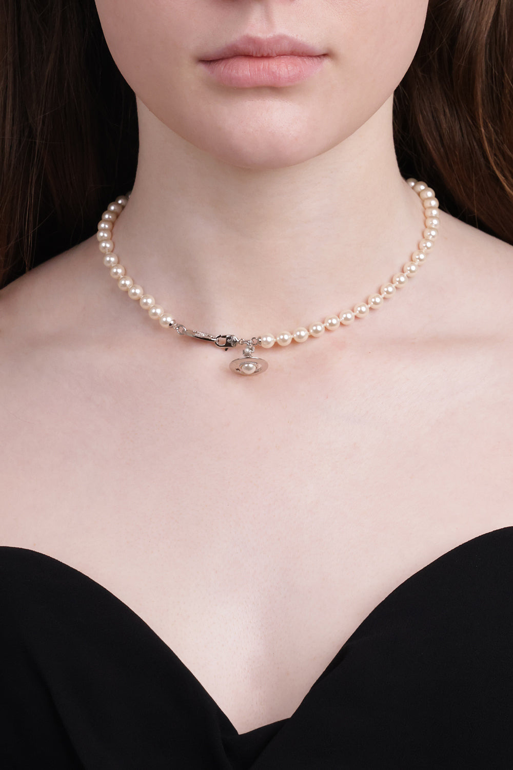 SIMONETTA PEARL NECKLACE | SILVER/WHITE - 3