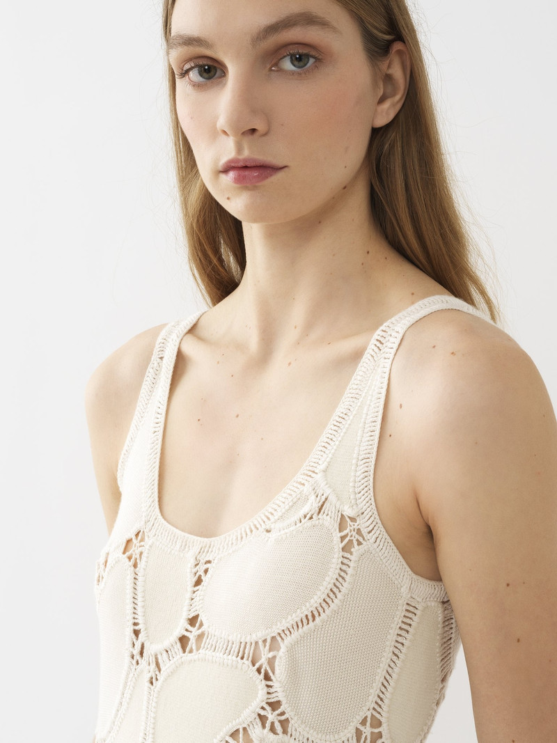 LONG FLARED TANK DRESS 5