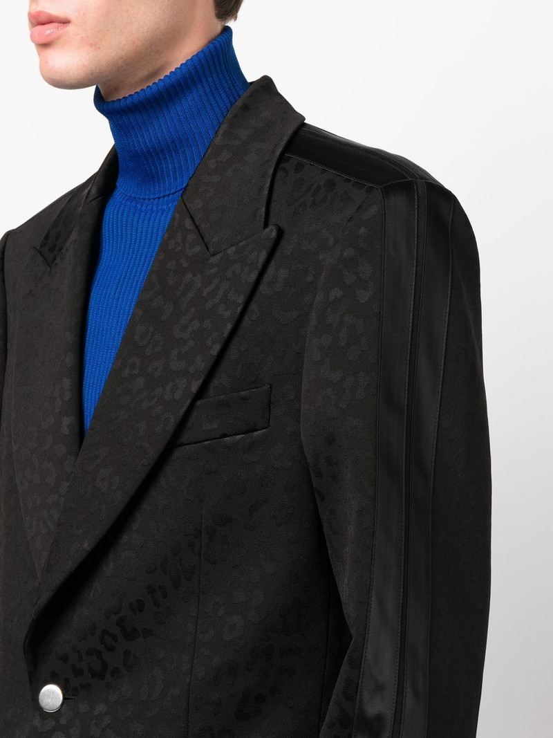 jacquard single-breasted blazer 5
