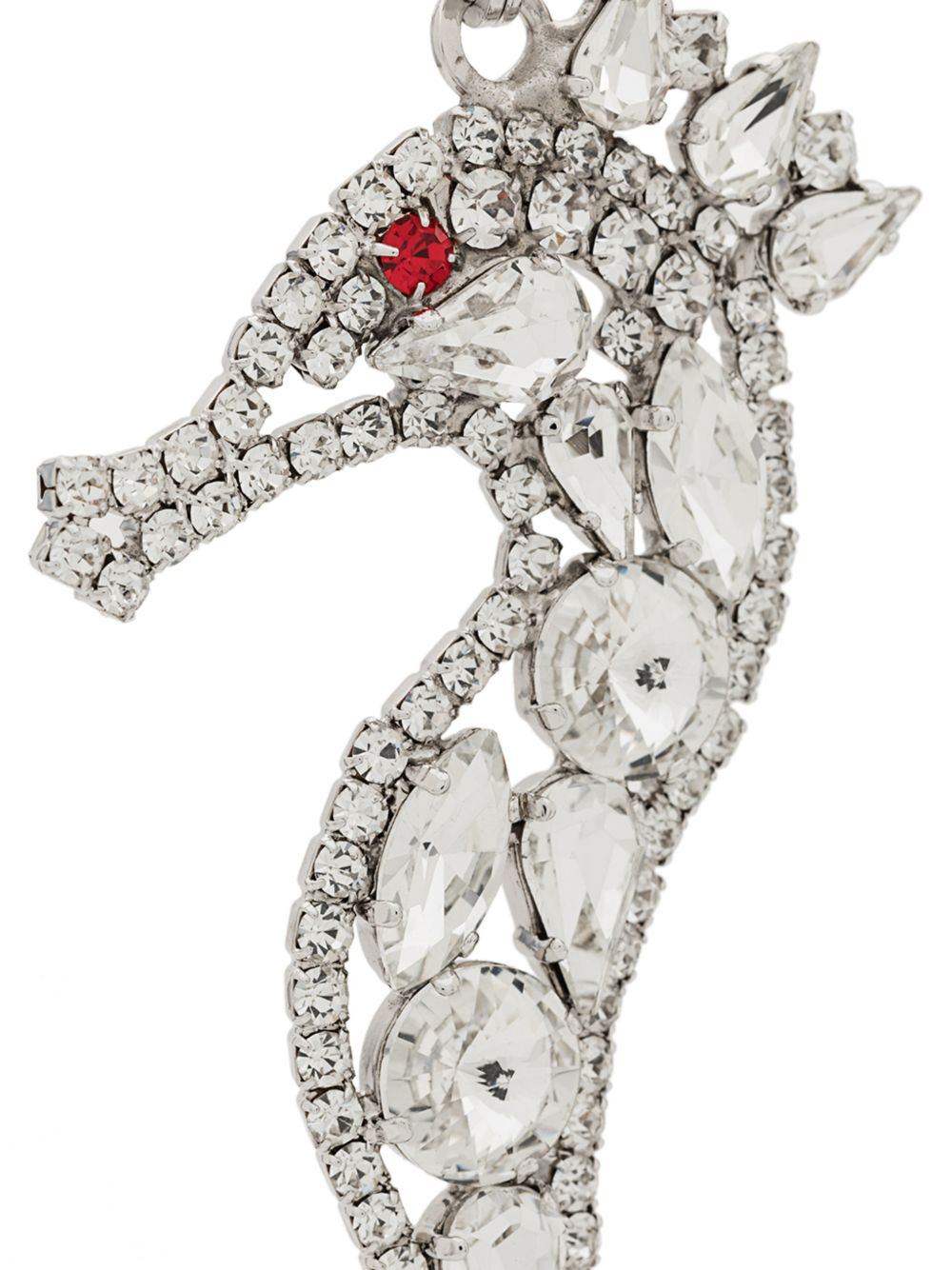 crystal seahorse earrings - 3