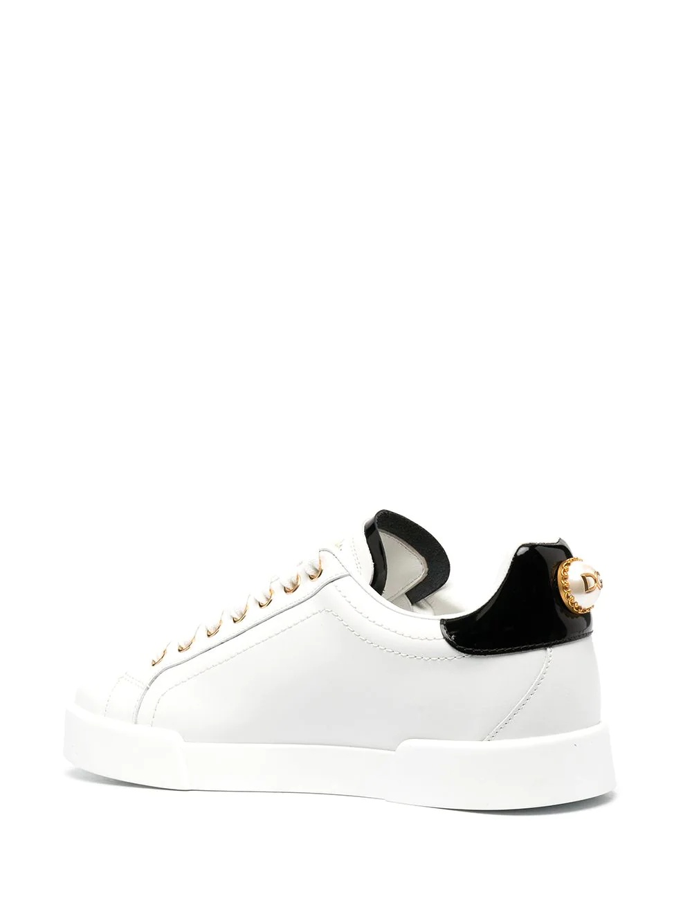 logo-embellished low-top sneakers - 3
