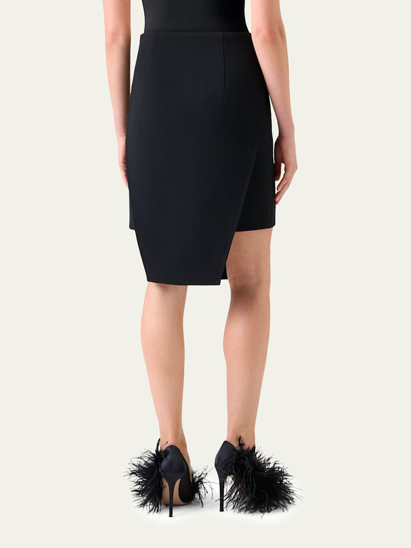 AKRIS Trapezoid Apron Mini Skirt outlook