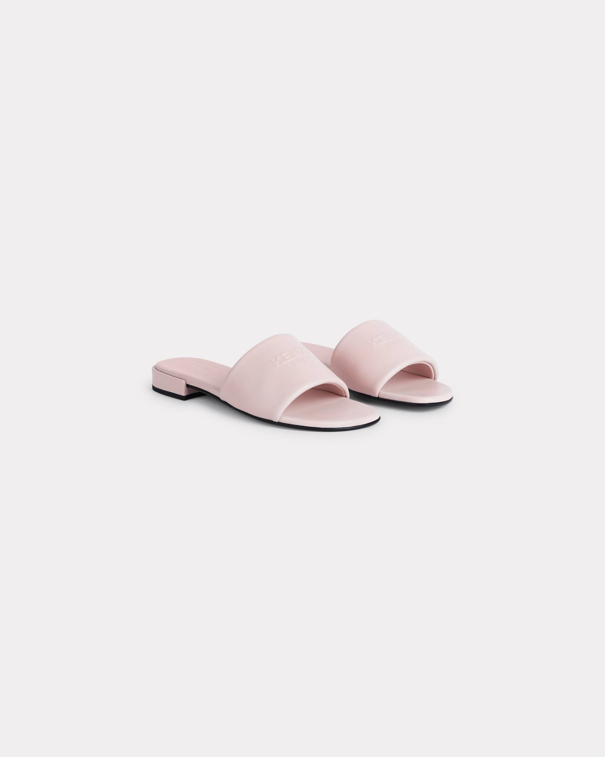 'KENZO OKI' leather flat mules - 3