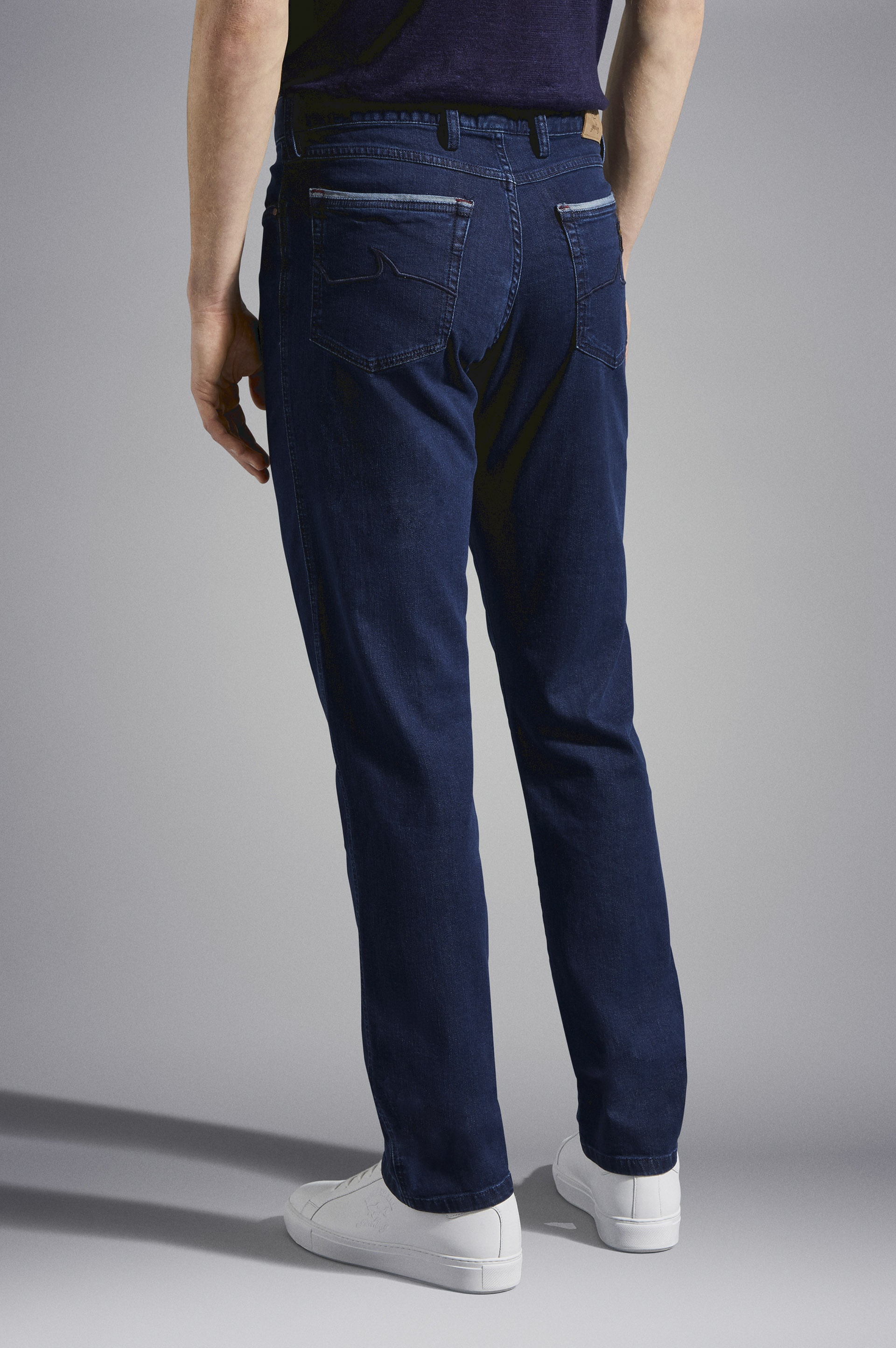 STRETCH COTTON DENIM JEANS - 3
