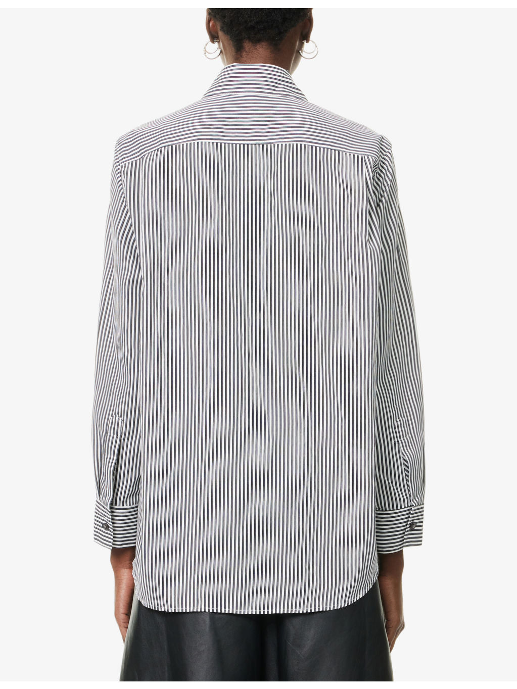 Aris Striped Poplin Shirt - 4