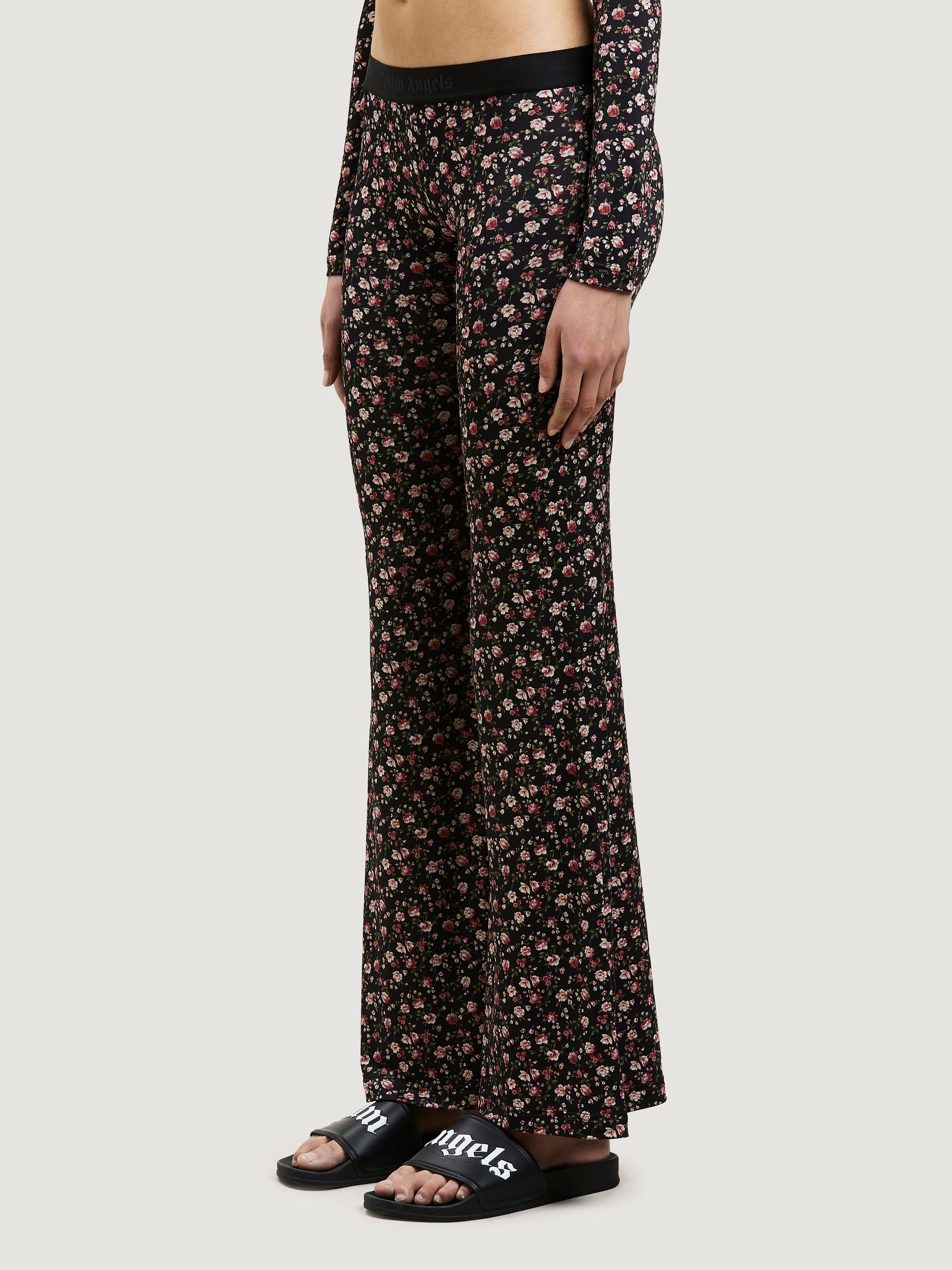 FLOWERS PRINT LOGO LEGGINGS - 4