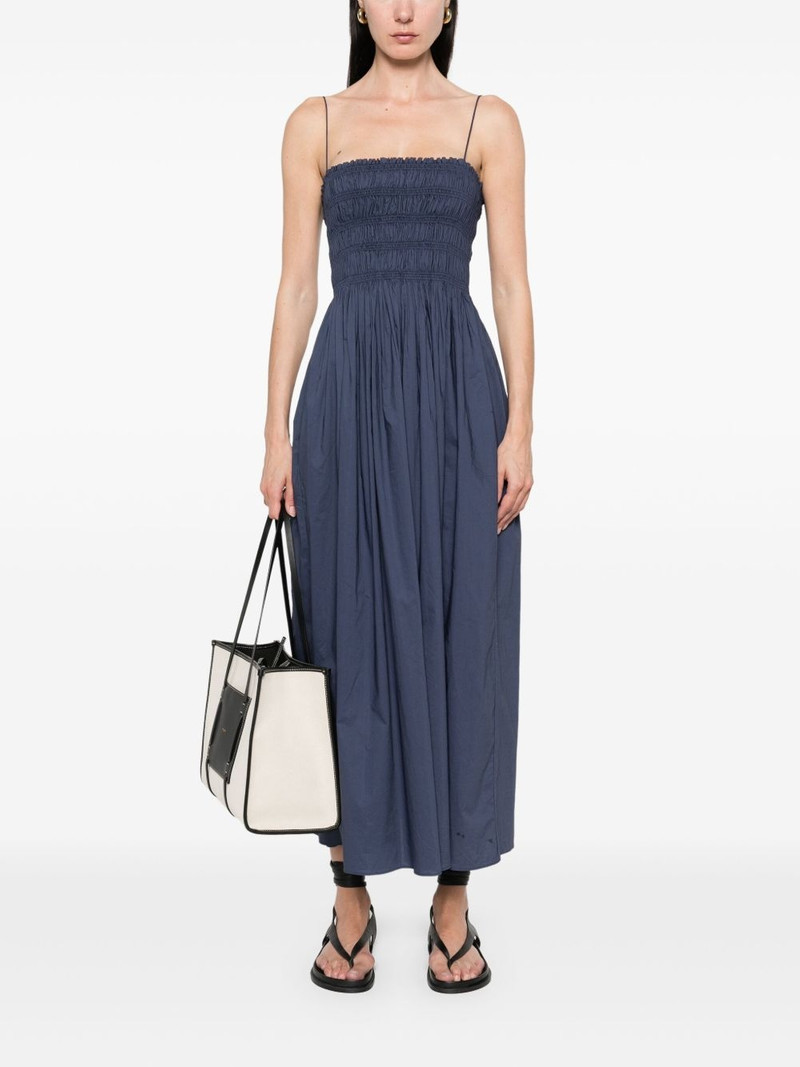 MATTEAU shirred-bodice midi dress outlook