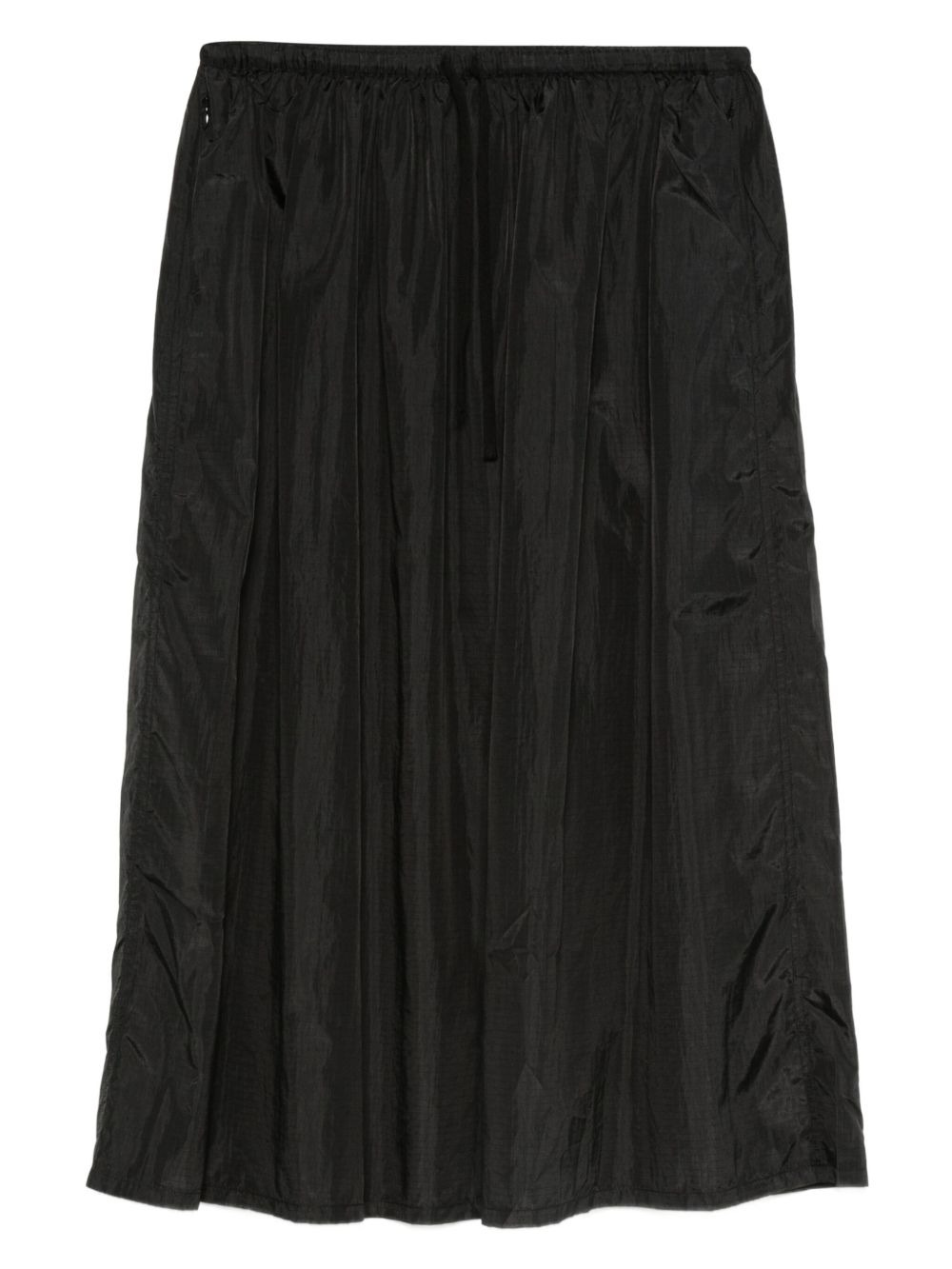 drawstring elastic-waist skirt - 1