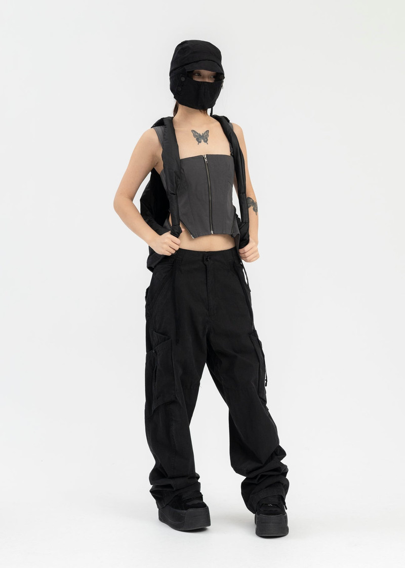 HYEIN SEO CHARCOAL CORSET outlook