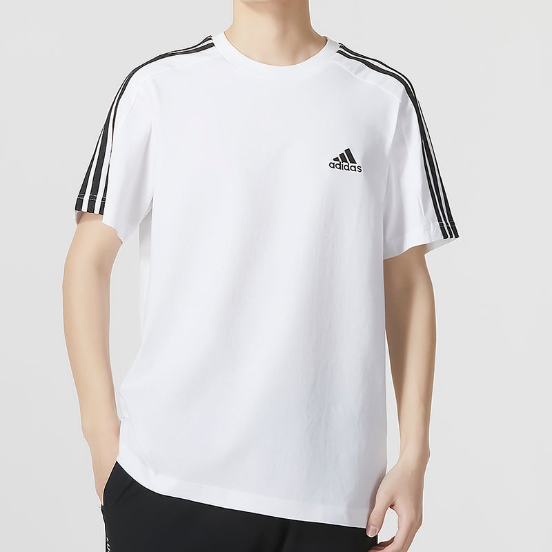 adidas Essentials Single Jersey 3-Stripes Tee IC9336 - 3