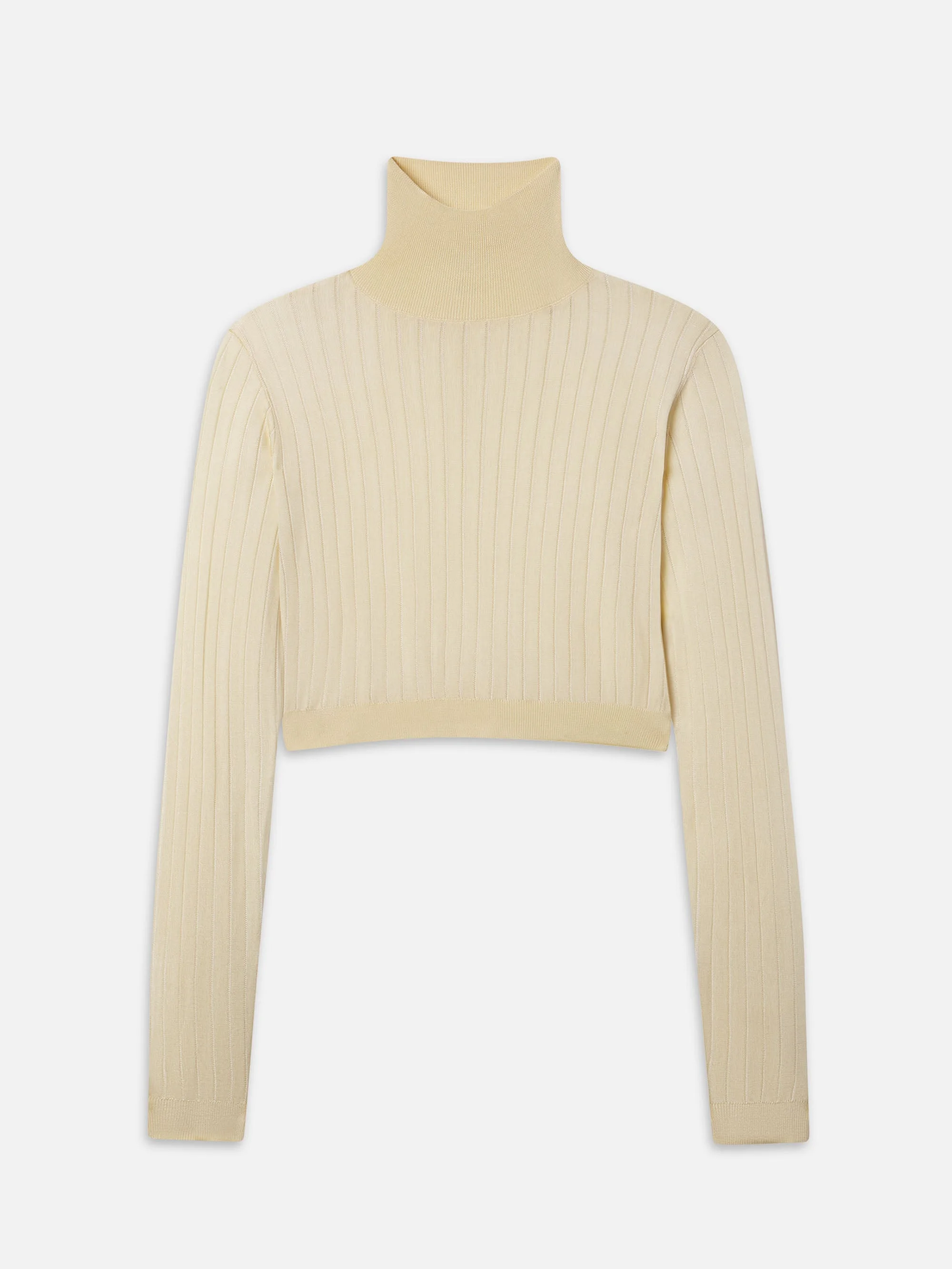 The Crop Fitted Turtleneck - 1