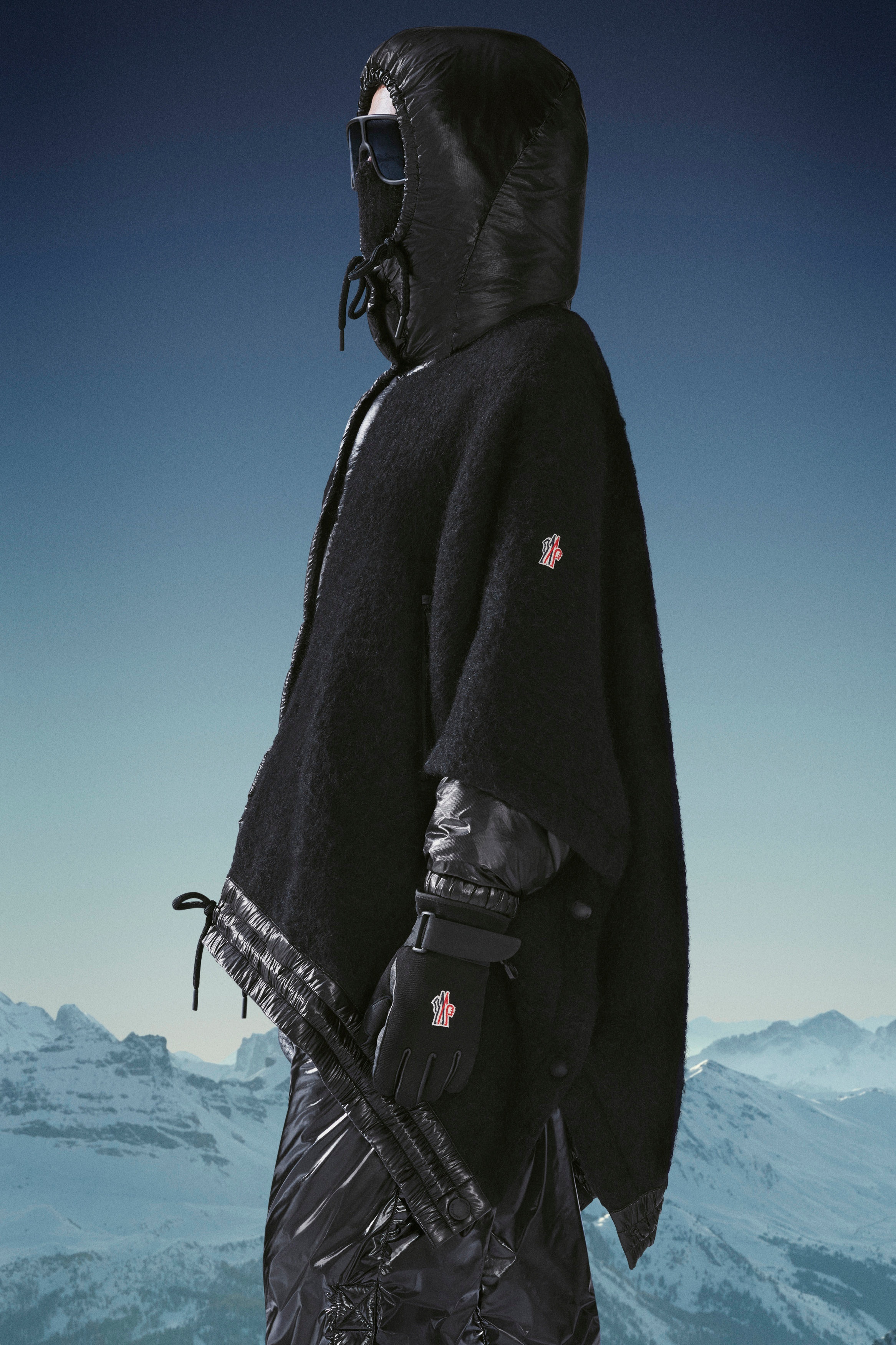 Mohair, Wool & Alpaca Cape - 3