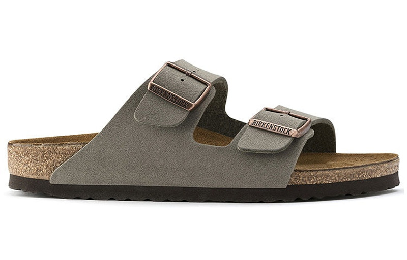 Birkenstock 애리조나 Birkibuc 좁은 적합 샌들 '돌' 151213 2