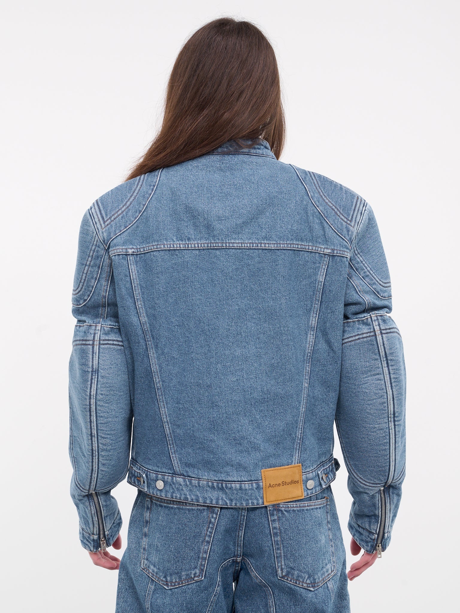 Biker Denim Jacket - 3