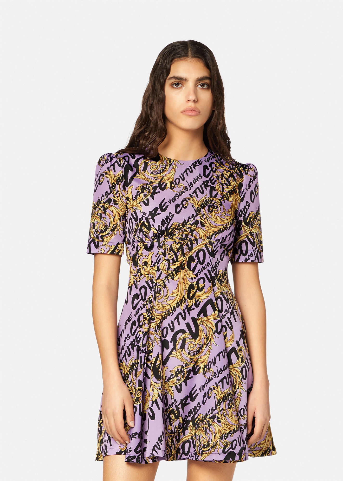 Logo Brush Couture Mini Dress - 3