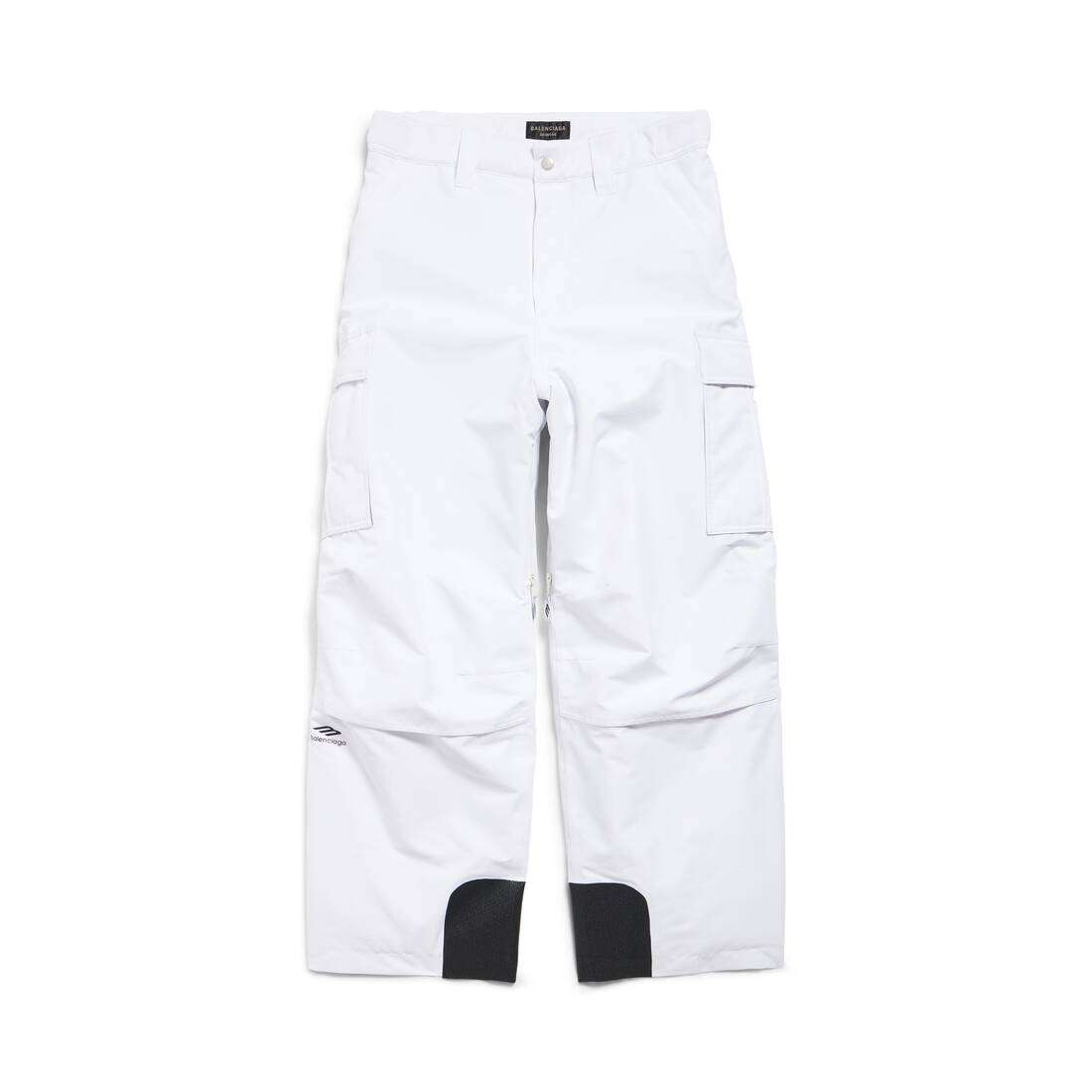 Men's Skiwear - 3b Sports Icon Ski Cargo Pants in White - 1