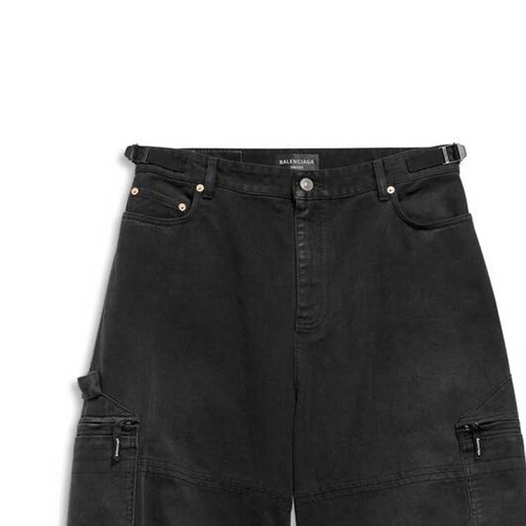 Balenciaga Cargo Pants 'Black' 767971TNW111672 - 6