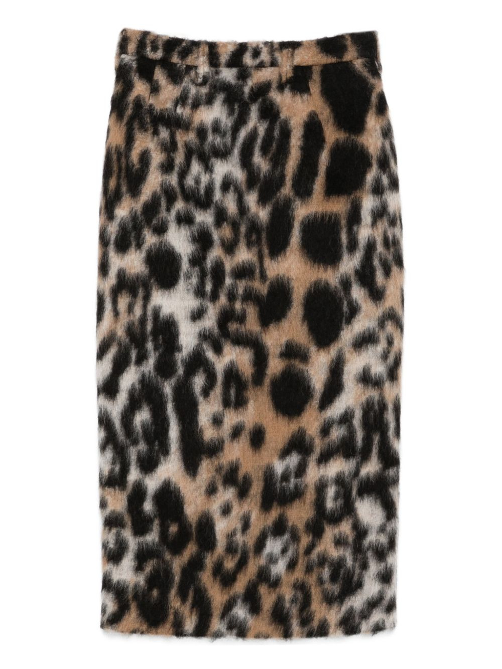 Rock leopard print pencil skirt - 1