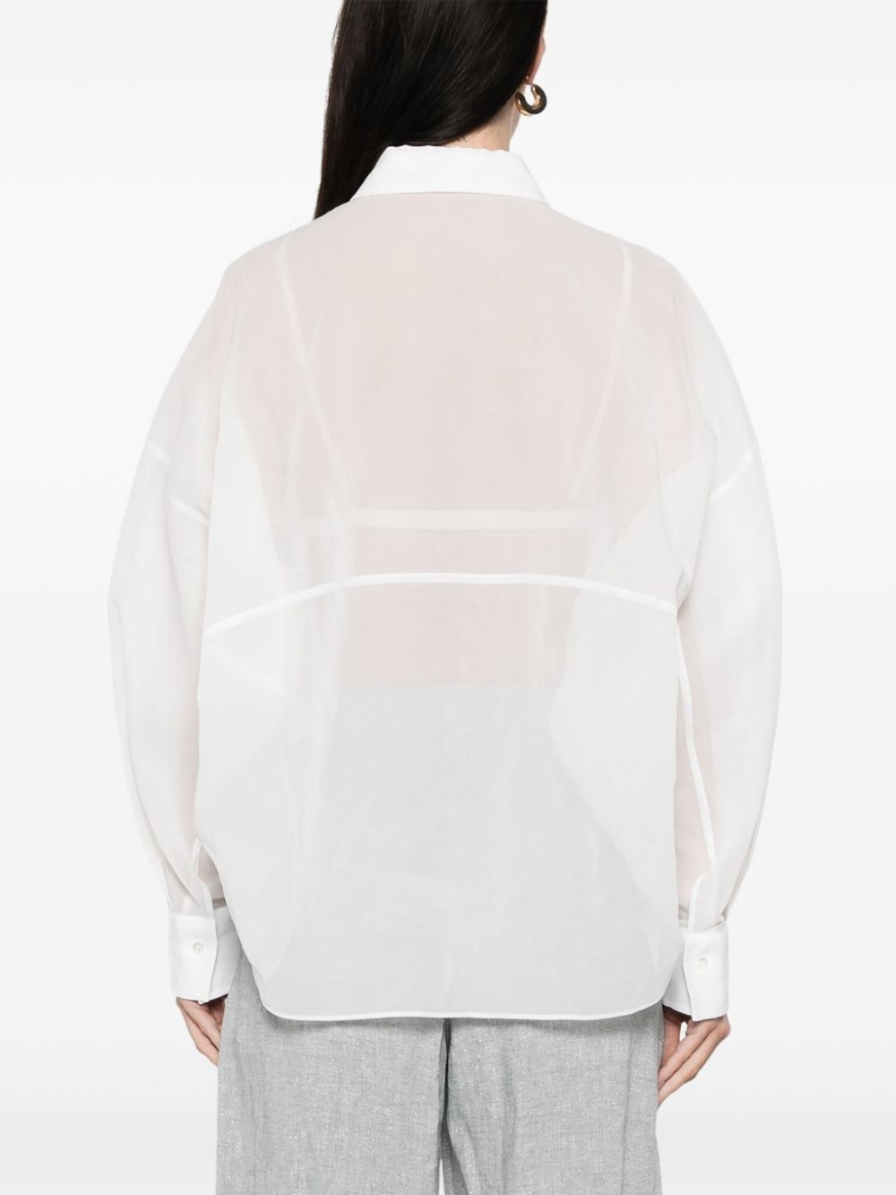 Monili-detail blouse - 4