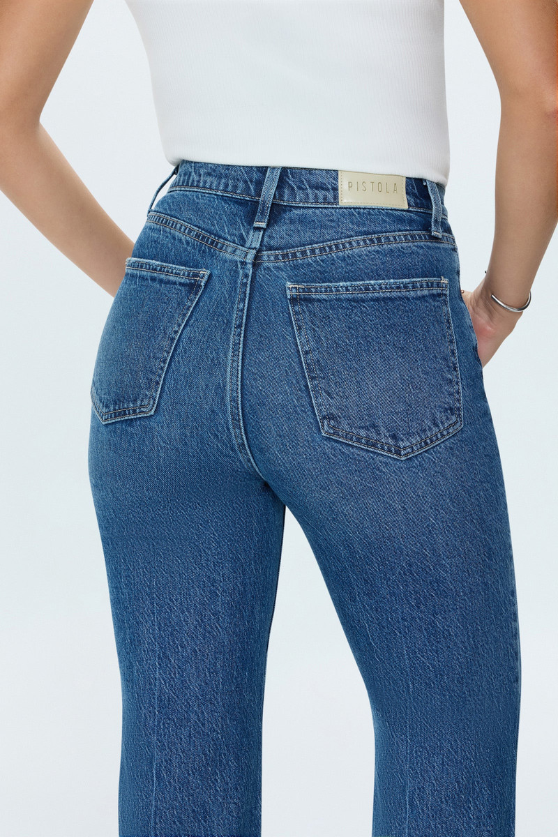 CASSIE SUPER HIGH RISE STRAIGHT JEAN - PALLADIUM 7