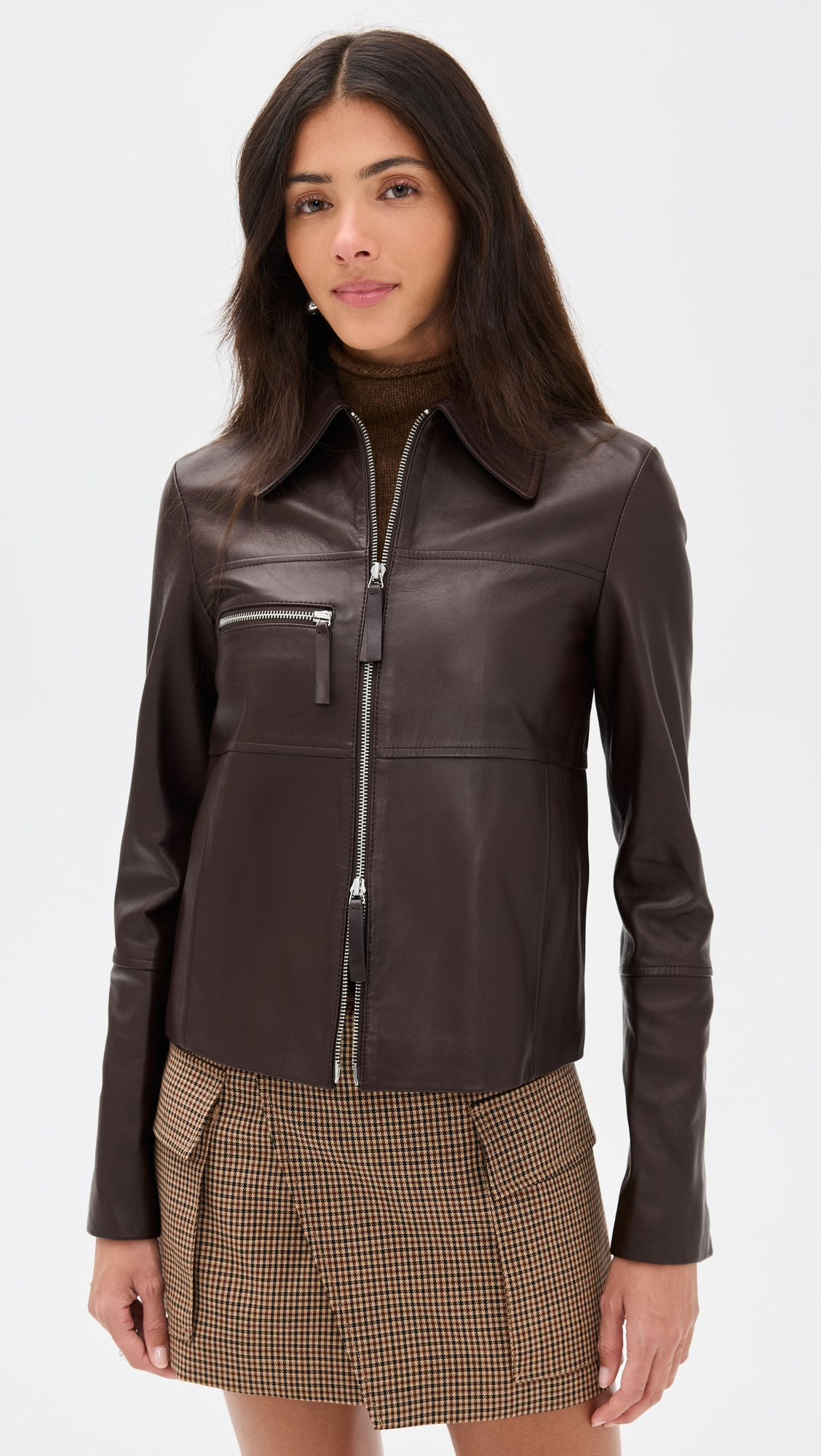 Annabel Jacket In Leather - 6