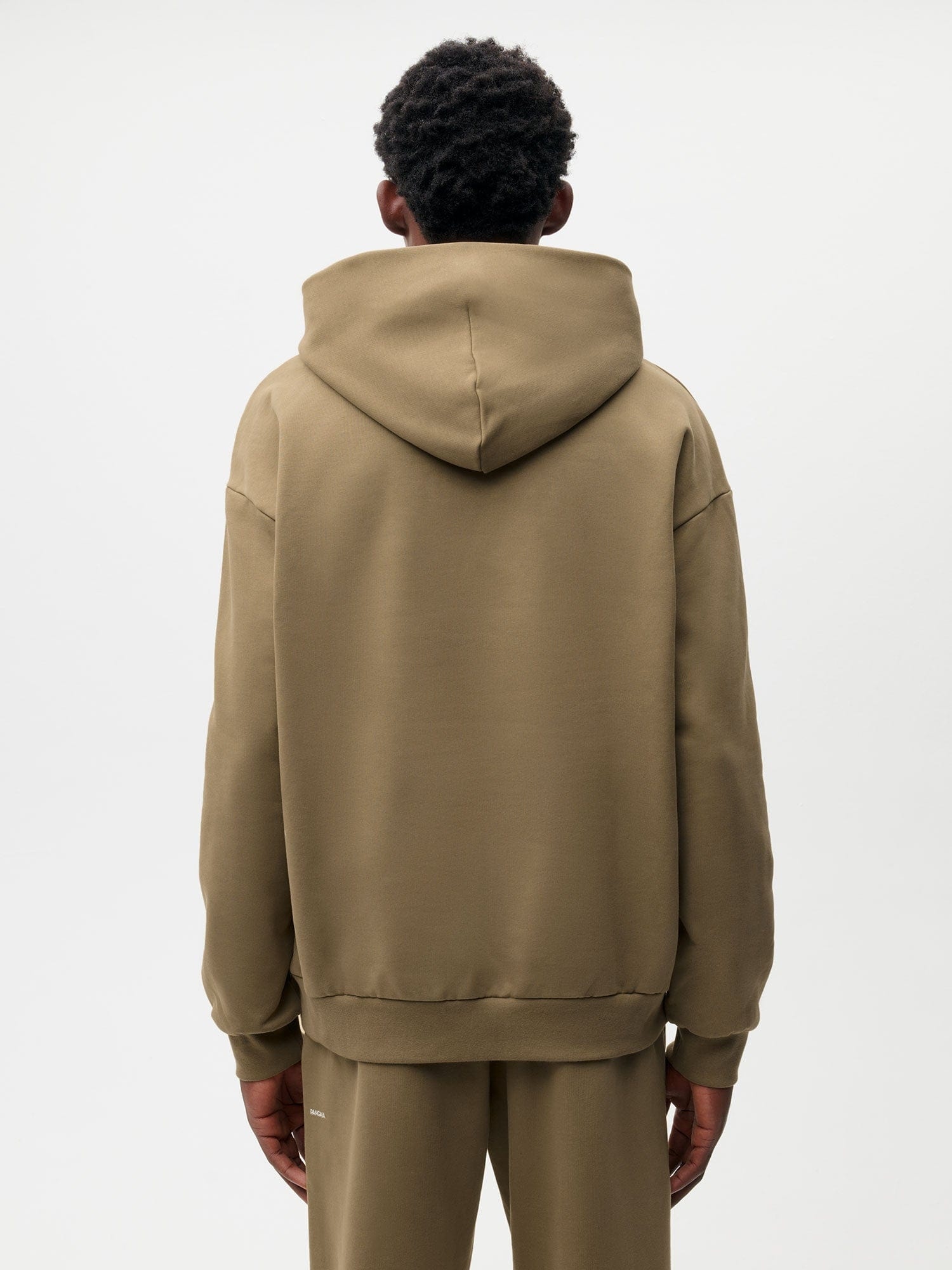 Mens In Conversion Cotton Hoodie - Carbon Brown - 3