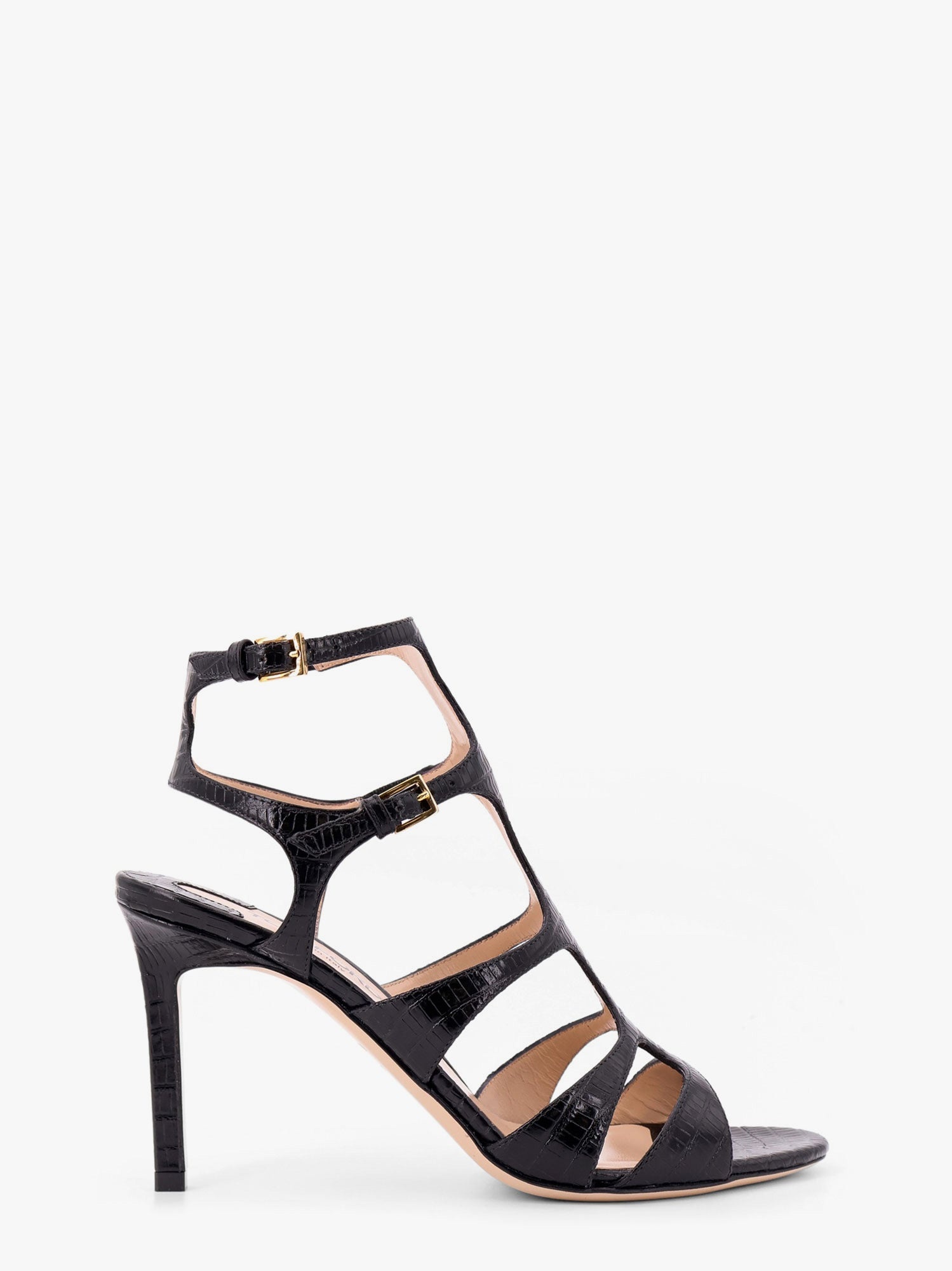 Tom Ford Leather Sandals With Croco Effect - 1