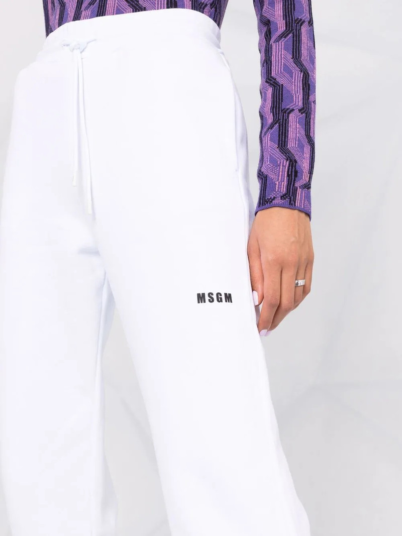 logo-print cotton track pants 5