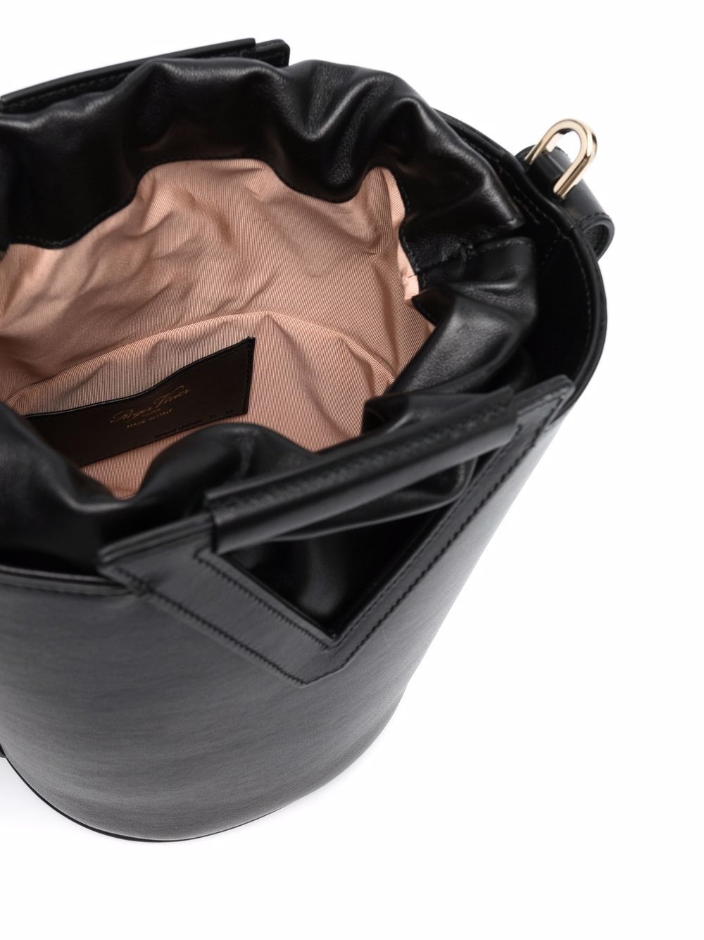 RV leather bucket bag - 5