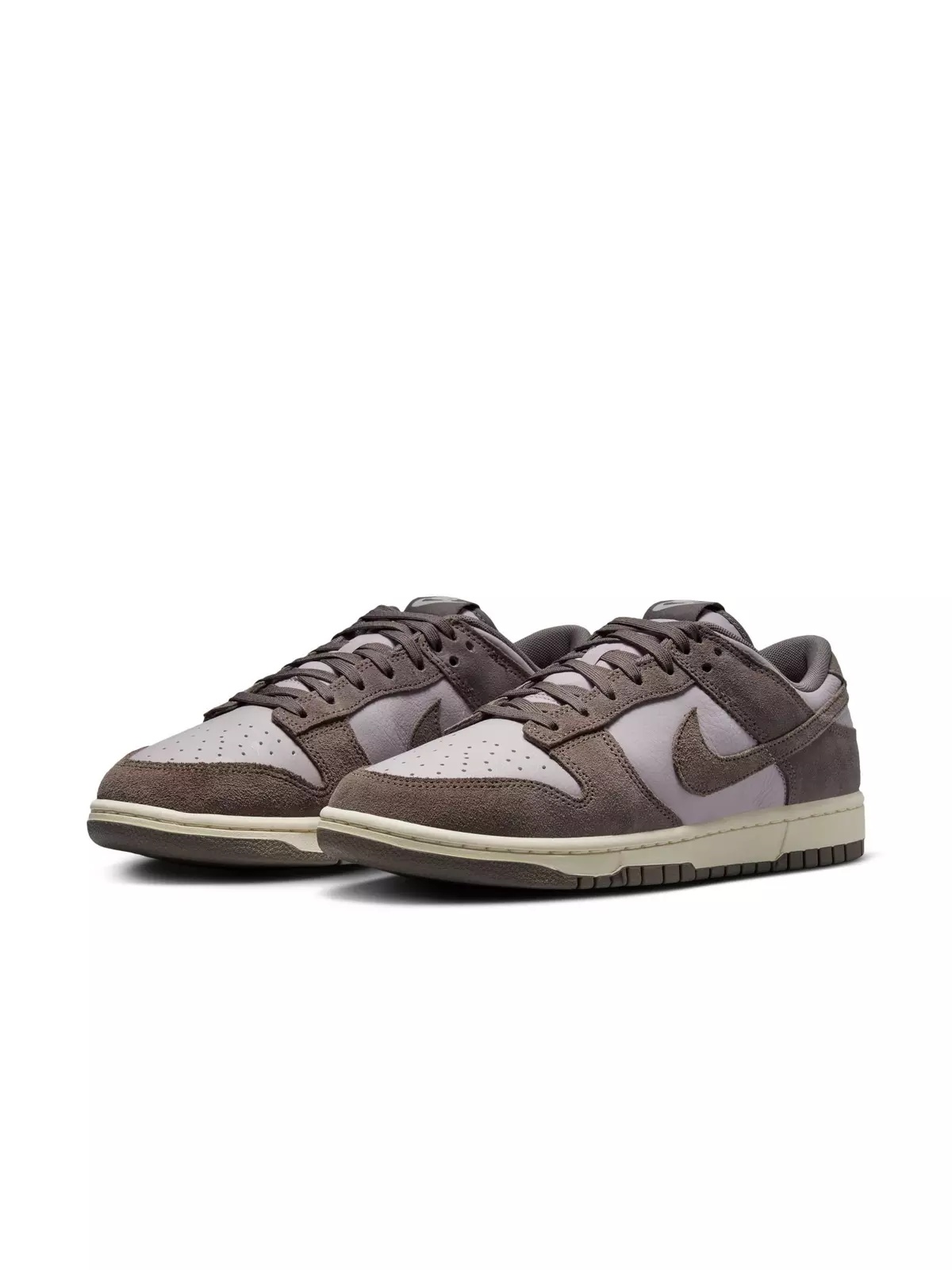 Dunk Low Retro SE Leather "Platinum Violet/Cave Stone/Pale Ivory" Men's Shoe - 5