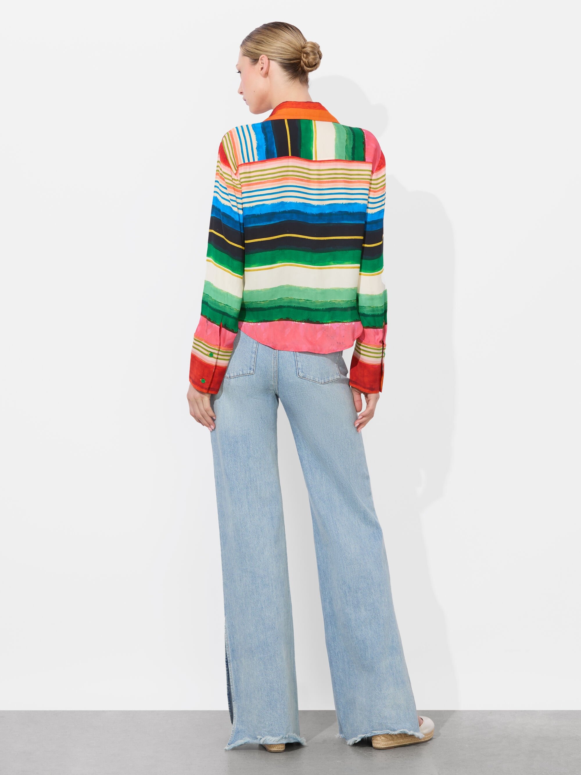 HANNON TIE FRONT BLOUSE - 5