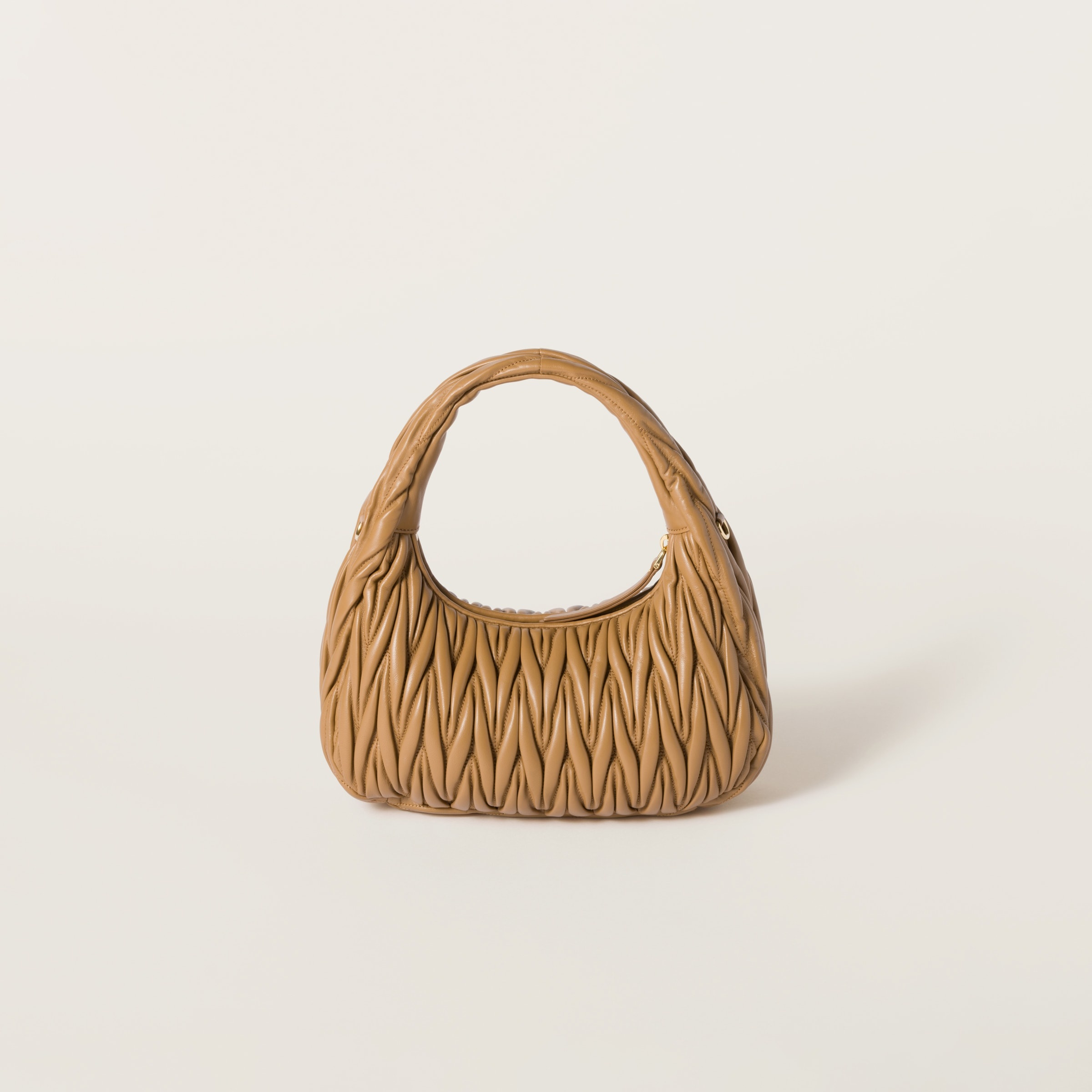 Wander matelassé nappa leather hobo bag - 4
