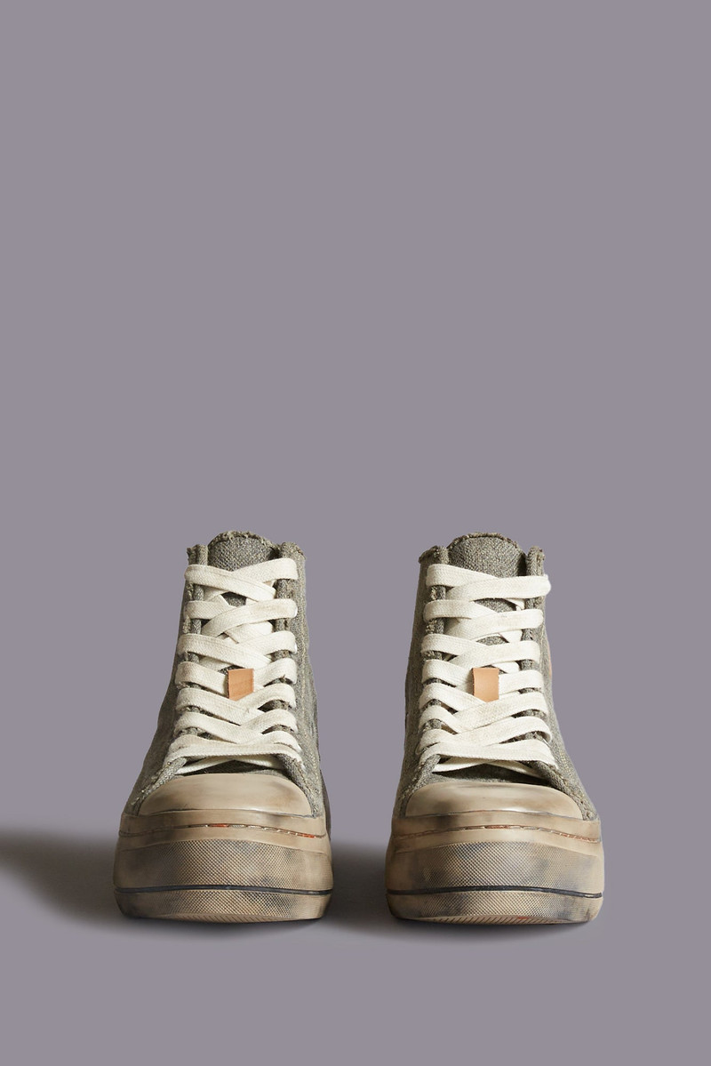 KURT HIGH TOP SNEAKER - WASHED OLIVE 2