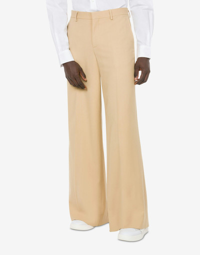 Moschino STRETCH GABARDINE WIDE TROUSERS outlook