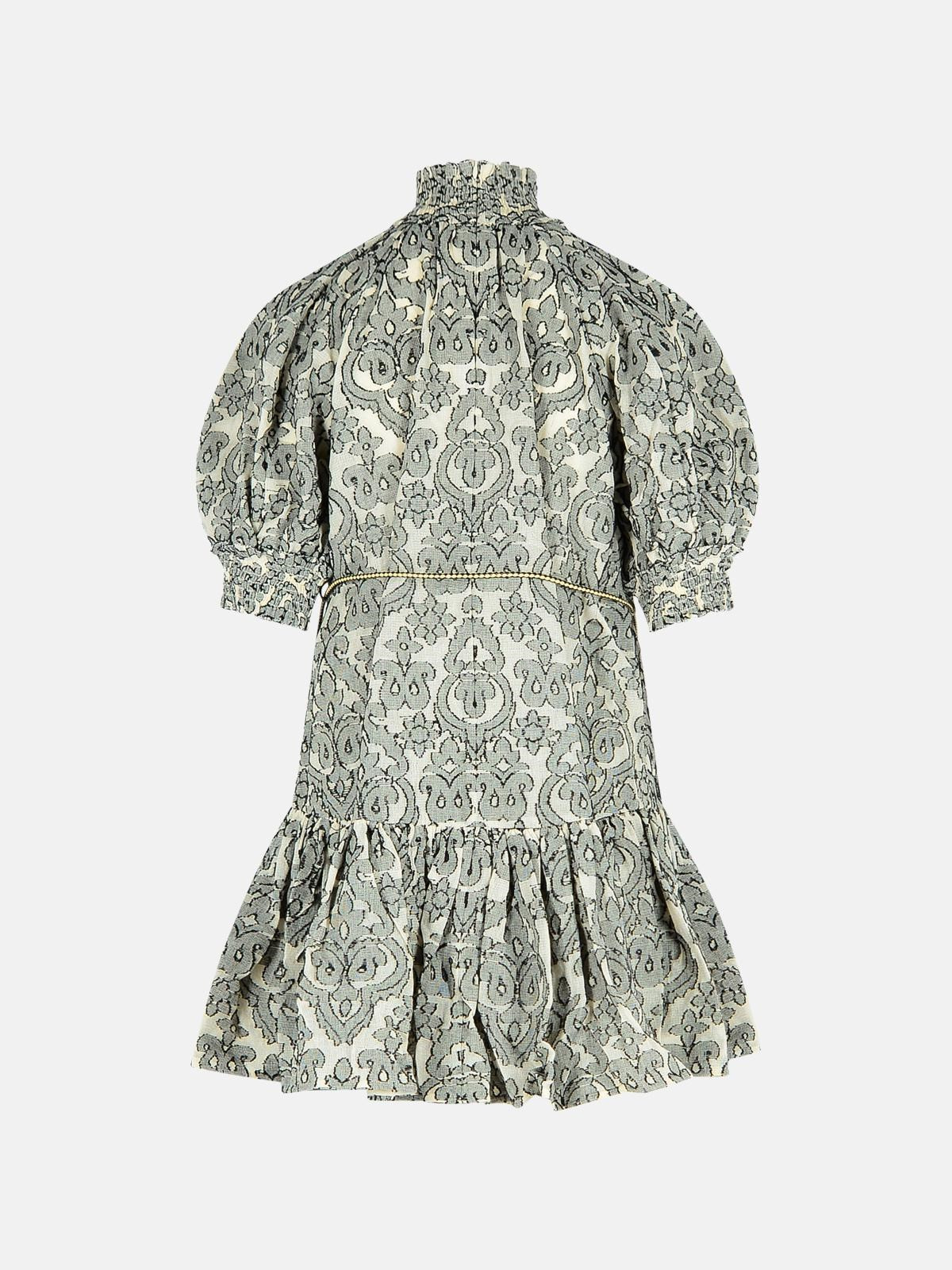 'LANTERN' BLACK COTTON DRESS - 3