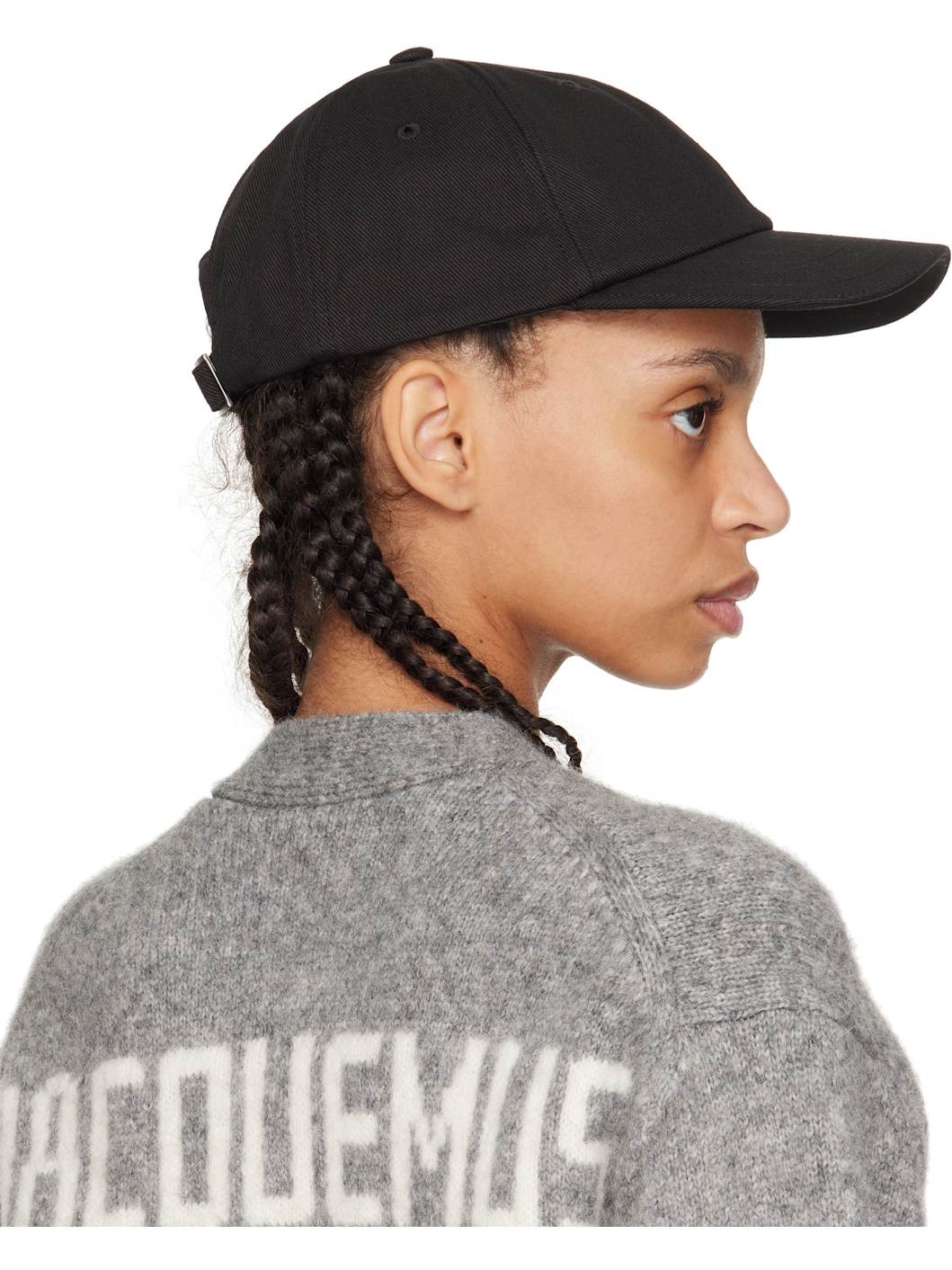 Black 'The Jacquemus' Cap - 3