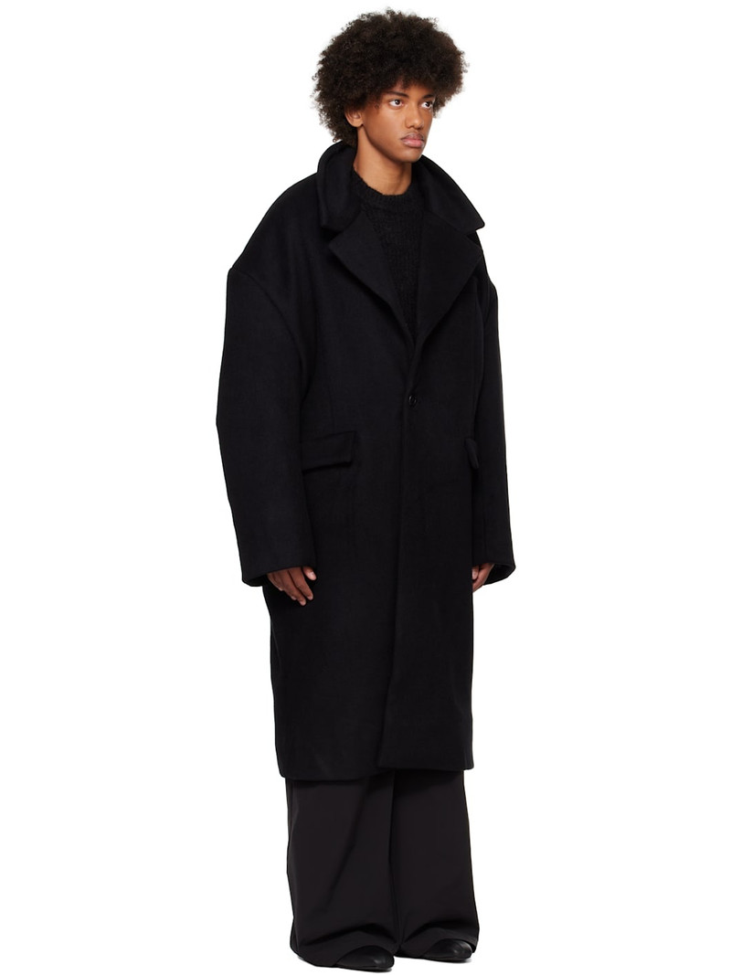 entire studios Black Basilica Coat outlook