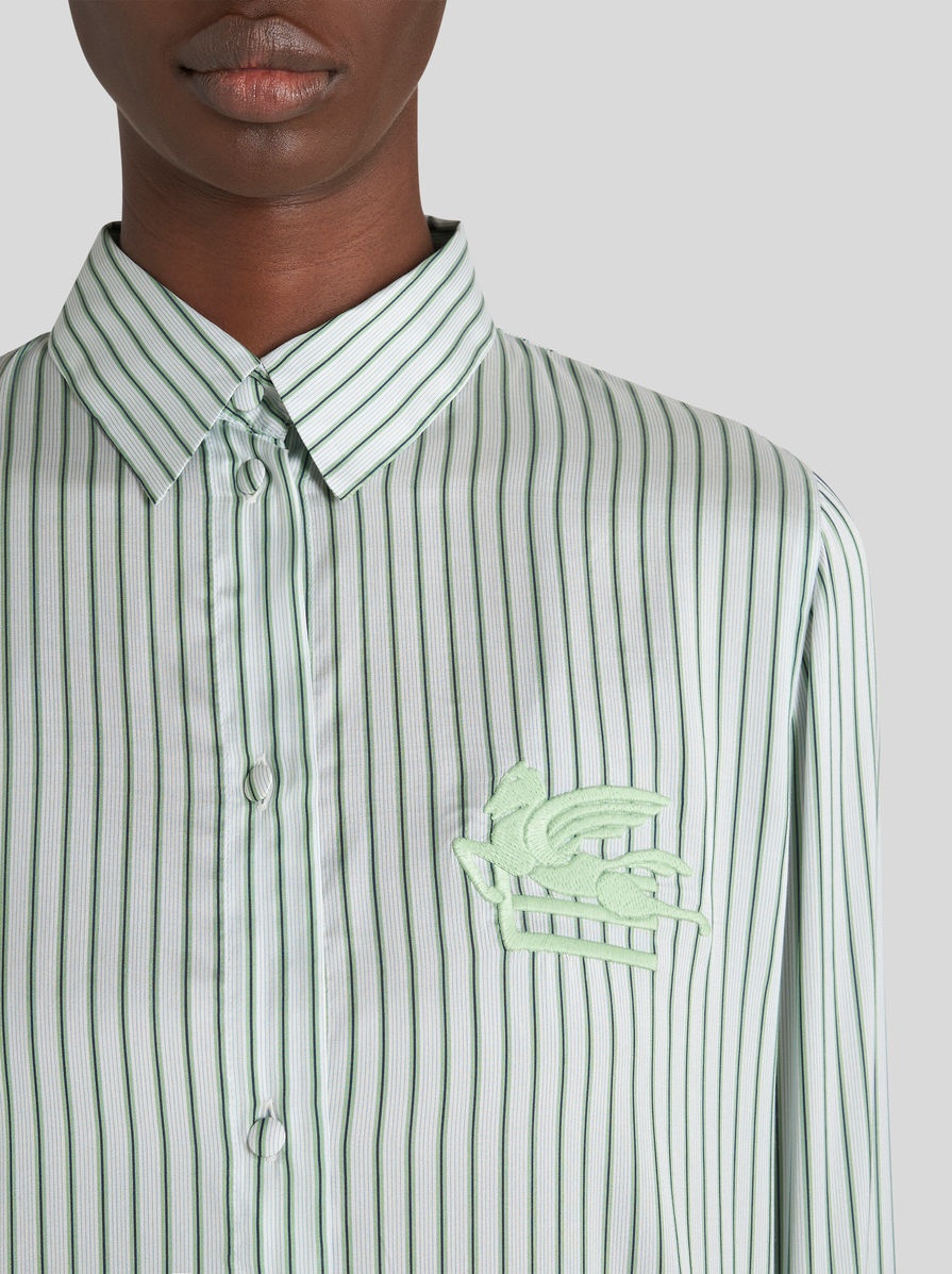 STRIPED SHIRT WITH LOGO - 3